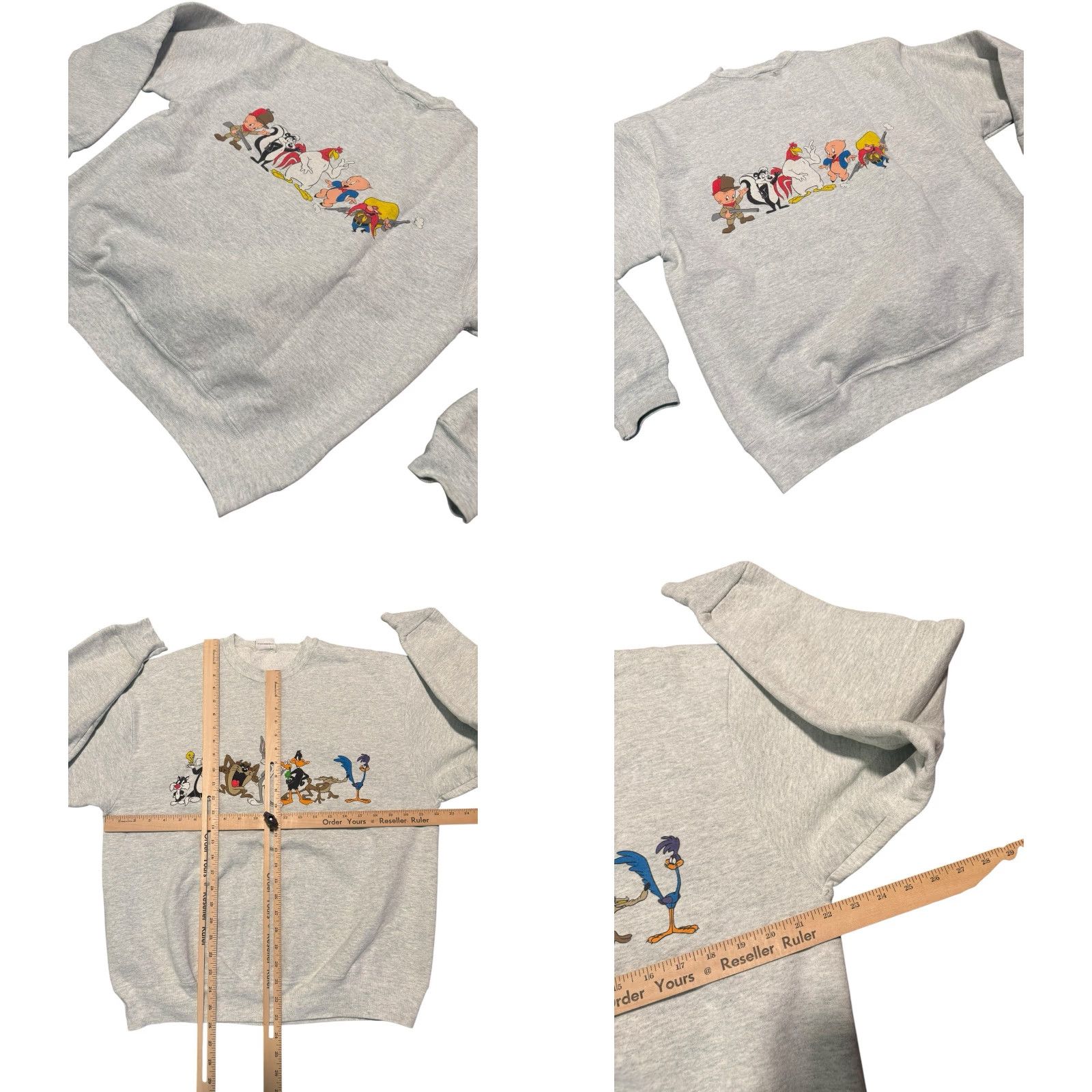 Vintage VINTAGE Acme Looney Tunes Crewneck Sweatshirt Gray M/L Bugs, Daffy Sweatshirt, Unisex Adults, 1991, 90s Cartoon Size US M / EU 48-50 / 2 - 9 Thumbnail