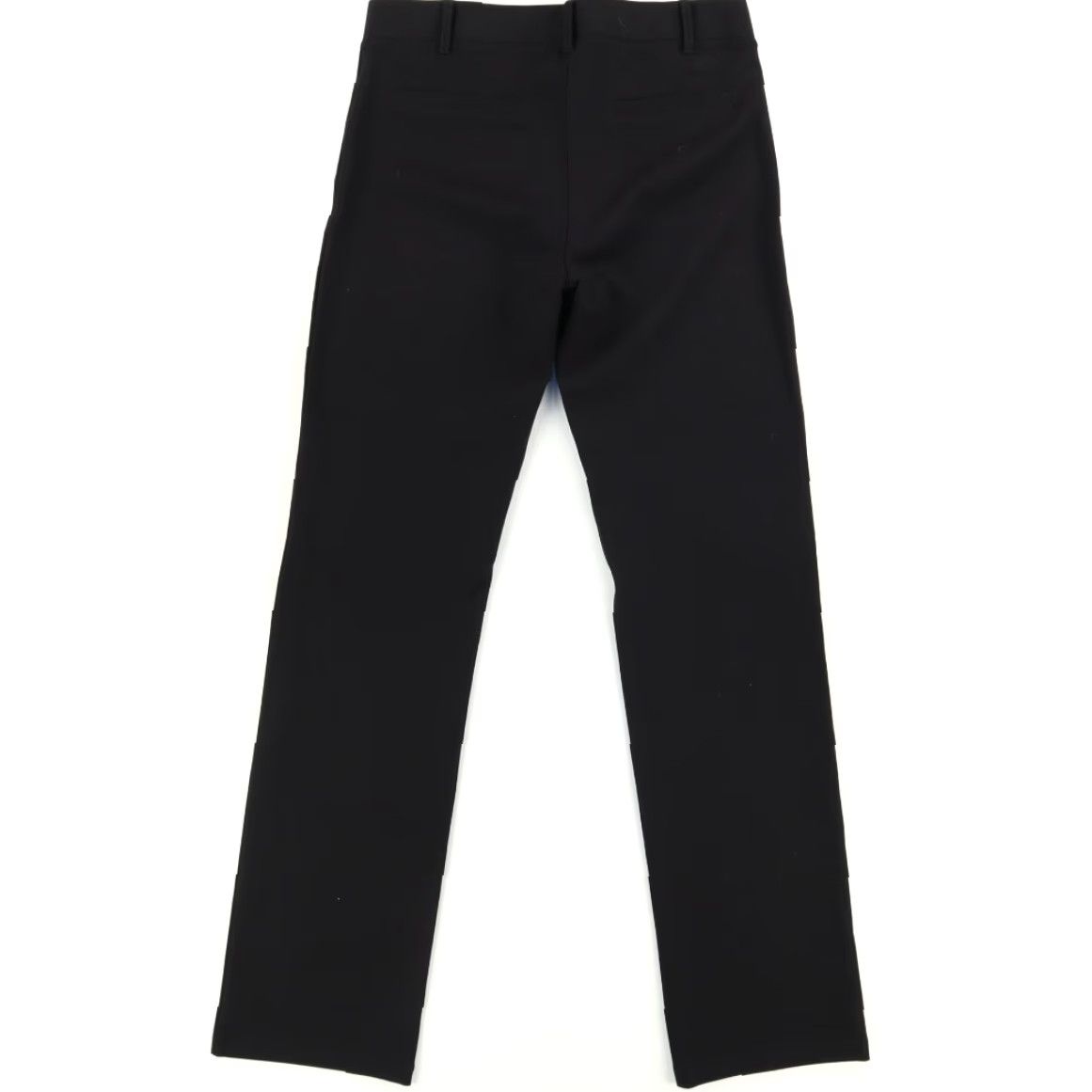 Vintage Betabrand Black Women's M Career Pants Stretch Classic Straight Leg Rayon Woven Regular Inseam 31in Flat Pull On Size 32" / US 10 / IT 46 - 4 Thumbnail
