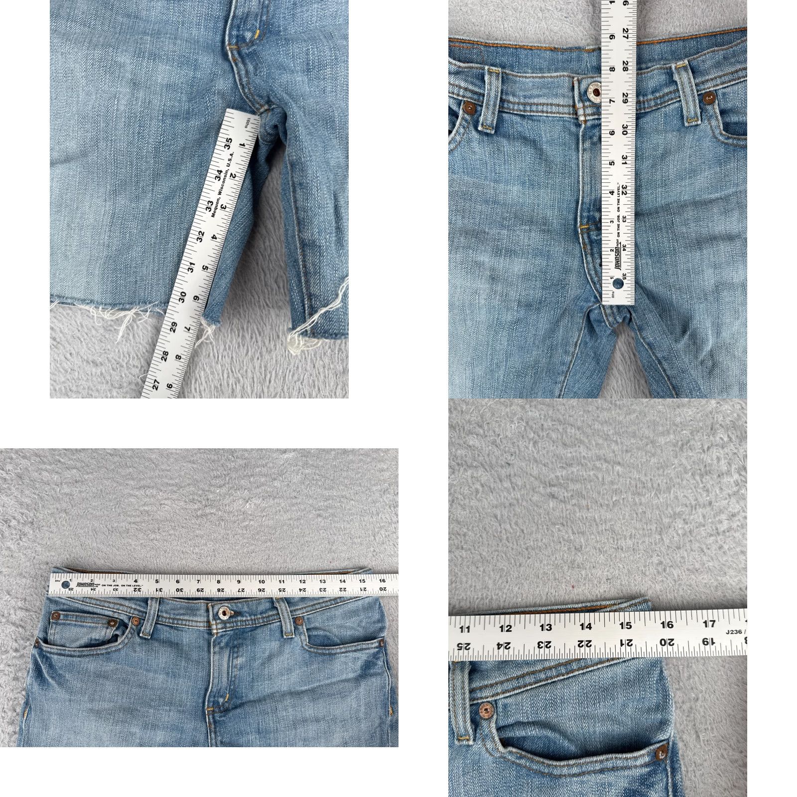 Polo Ralph Lauren Polo Ralph Lauren Shorts Womens 8 Denim Cut-Off Low Rise 30x7 Blue 80s Size 30" / US 8 / IT 44 - 8 Thumbnail