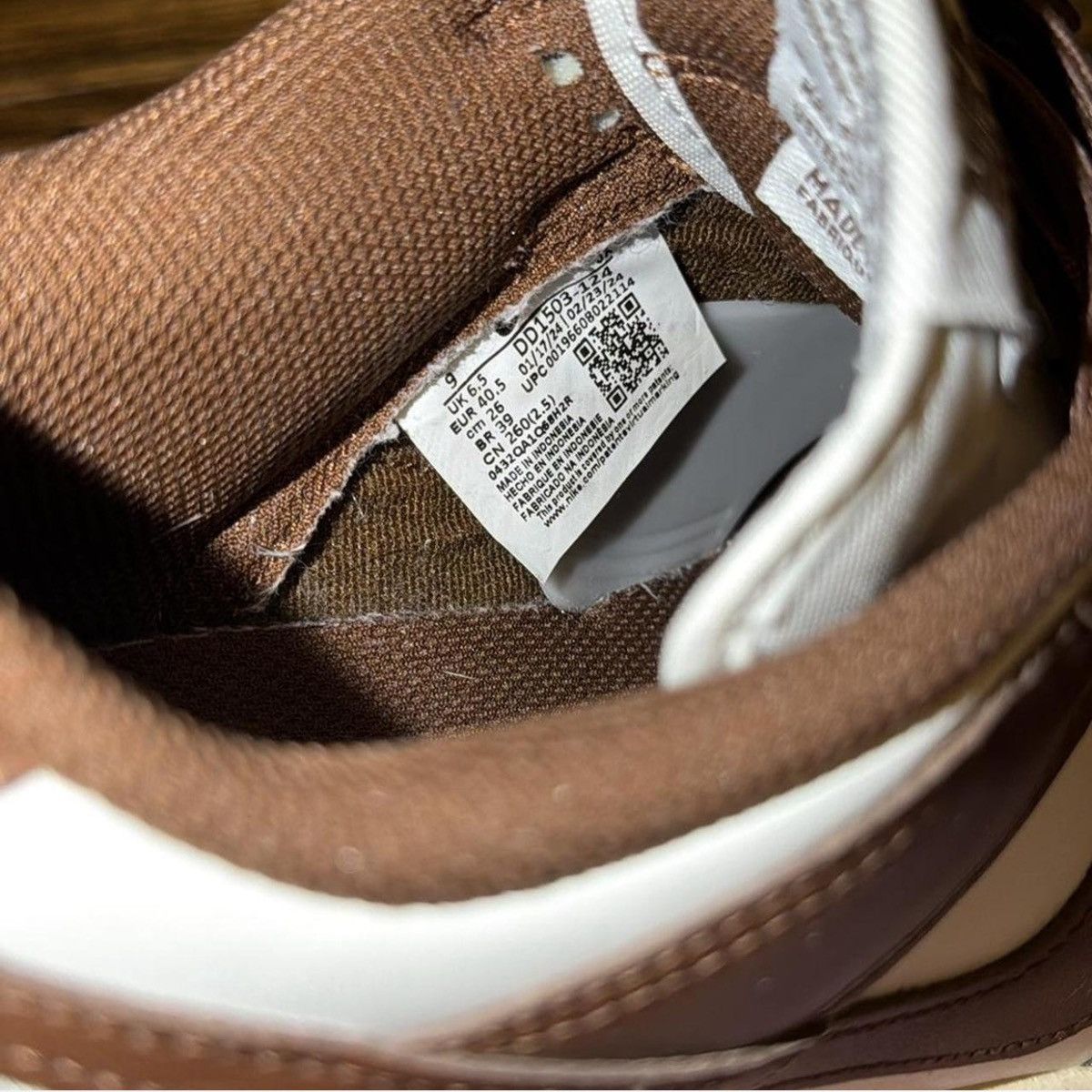 Nike Men/Woman Brown Nike Dunks Size US 7.5 / EU 40-41 - 4 Thumbnail