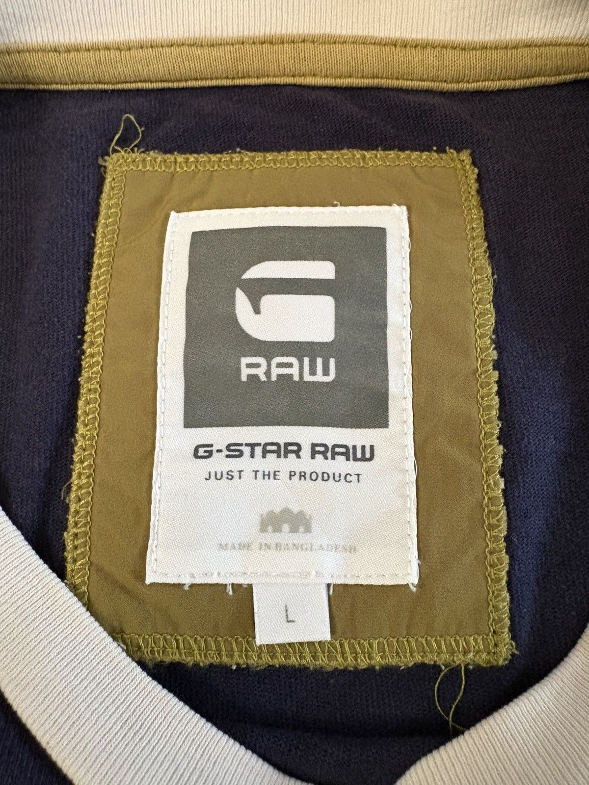 G-Star G-Star Raw T-Shirt Size US L / EU 52-54 / 3 - 6 Thumbnail