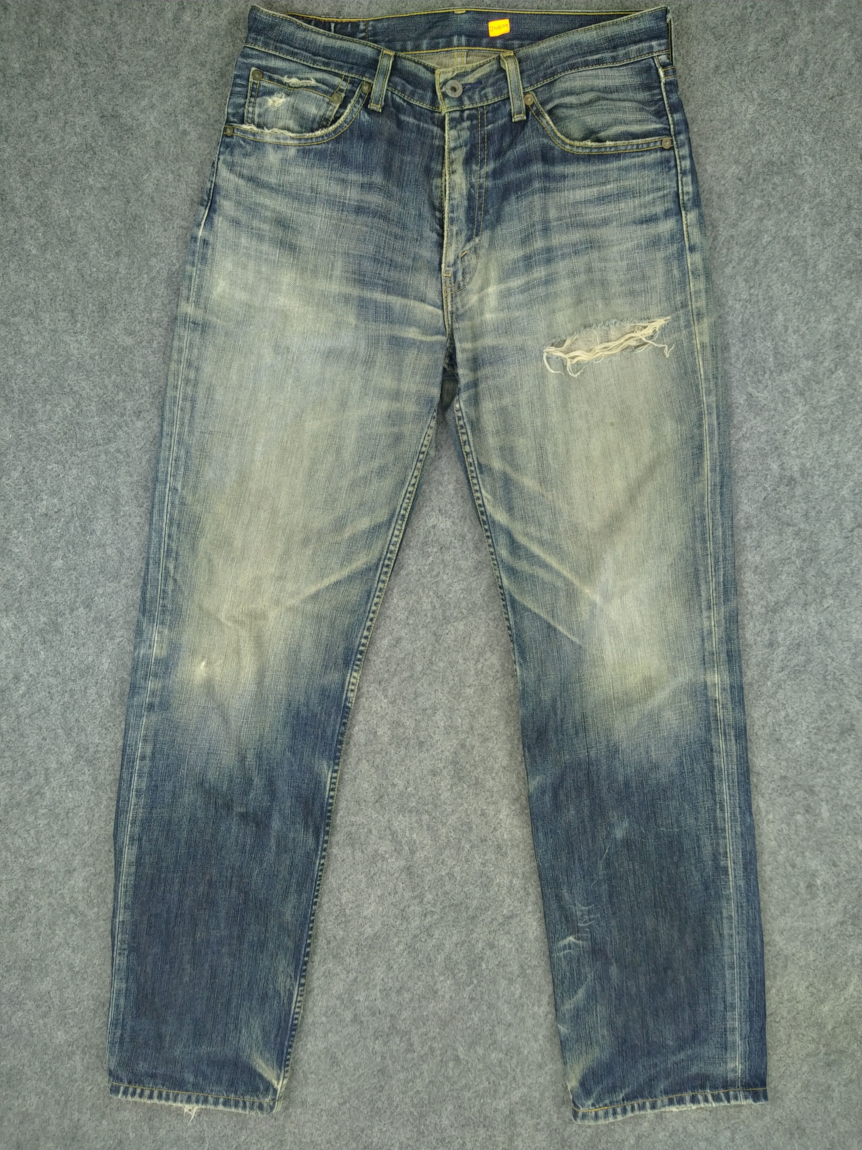 Levi's Dirty Blue Vintage Levi's 502 Distressed Denim 32x32 JN829 Size US 32 / EU 48 - 1 Thumbnail