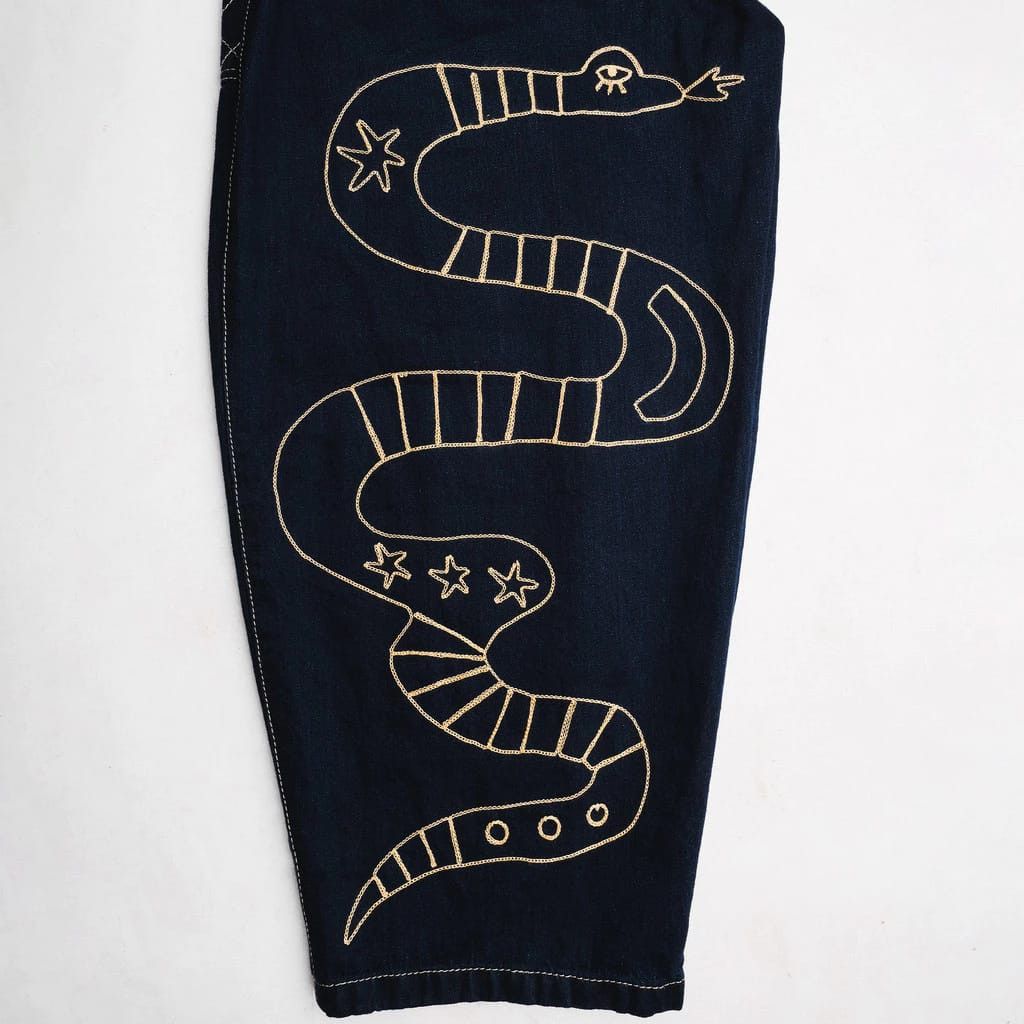 Denime × Japan Blue Luxor Baggy Pants Size US 32 / EU 48 - 7 Thumbnail