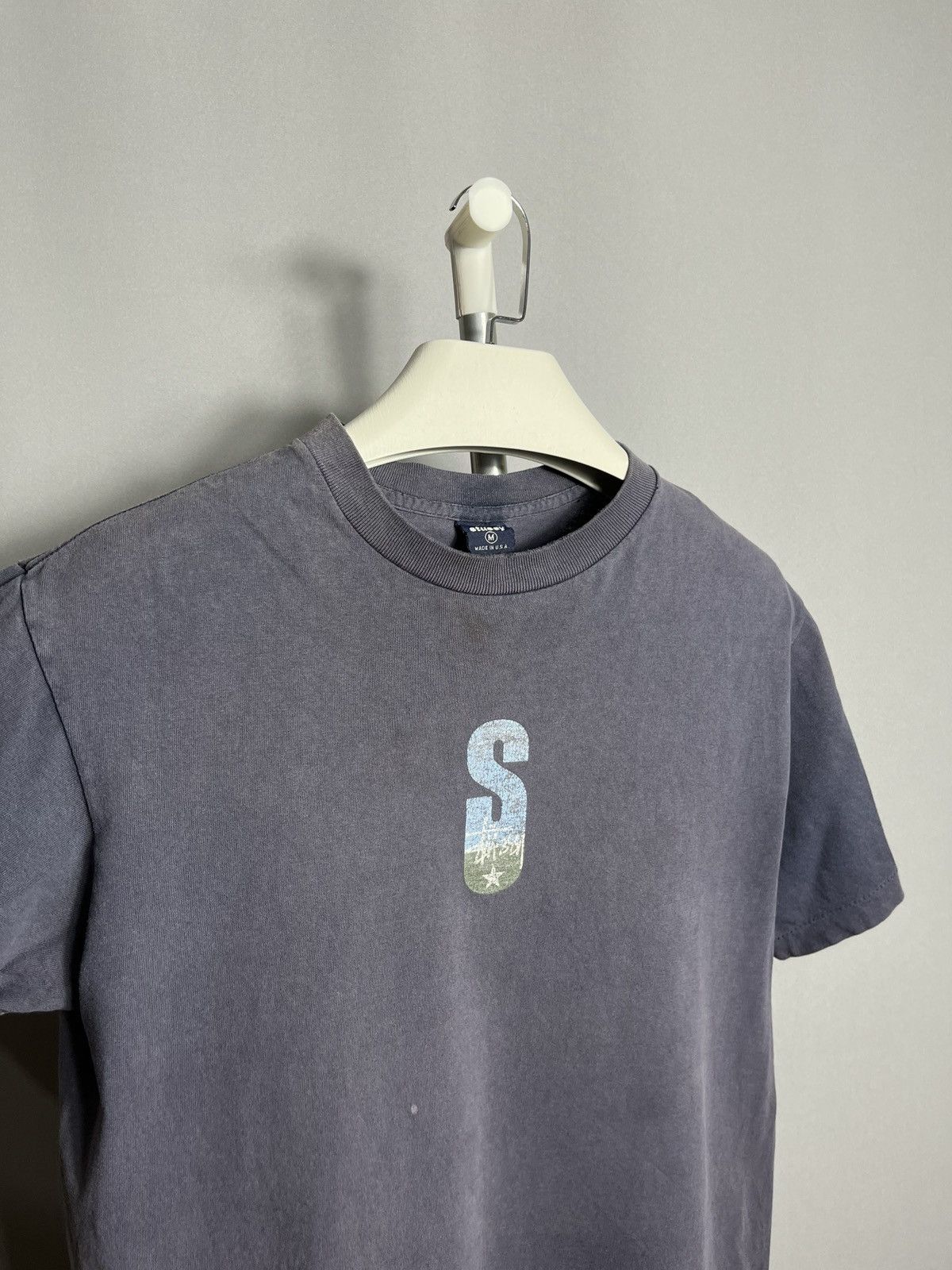 Stussy Stussy T Shirt Mens Blue Streetwear Skate Made in USA 90s Size US M / EU 48-50 / 2 - 5 Thumbnail