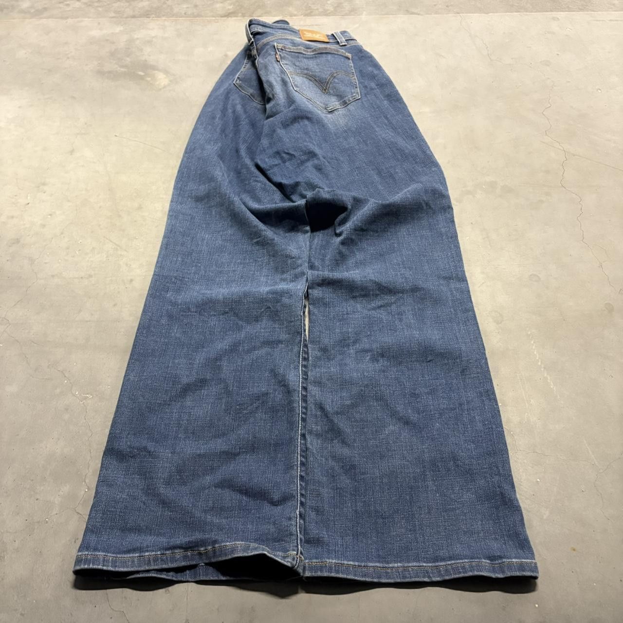 Levi's Crazy Vintage Y2K/2000s Baggy Wideleg Bootcut Levis 529 Dark Wash Denim Jeans! Size US 34 / EU 50 - 6 Thumbnail
