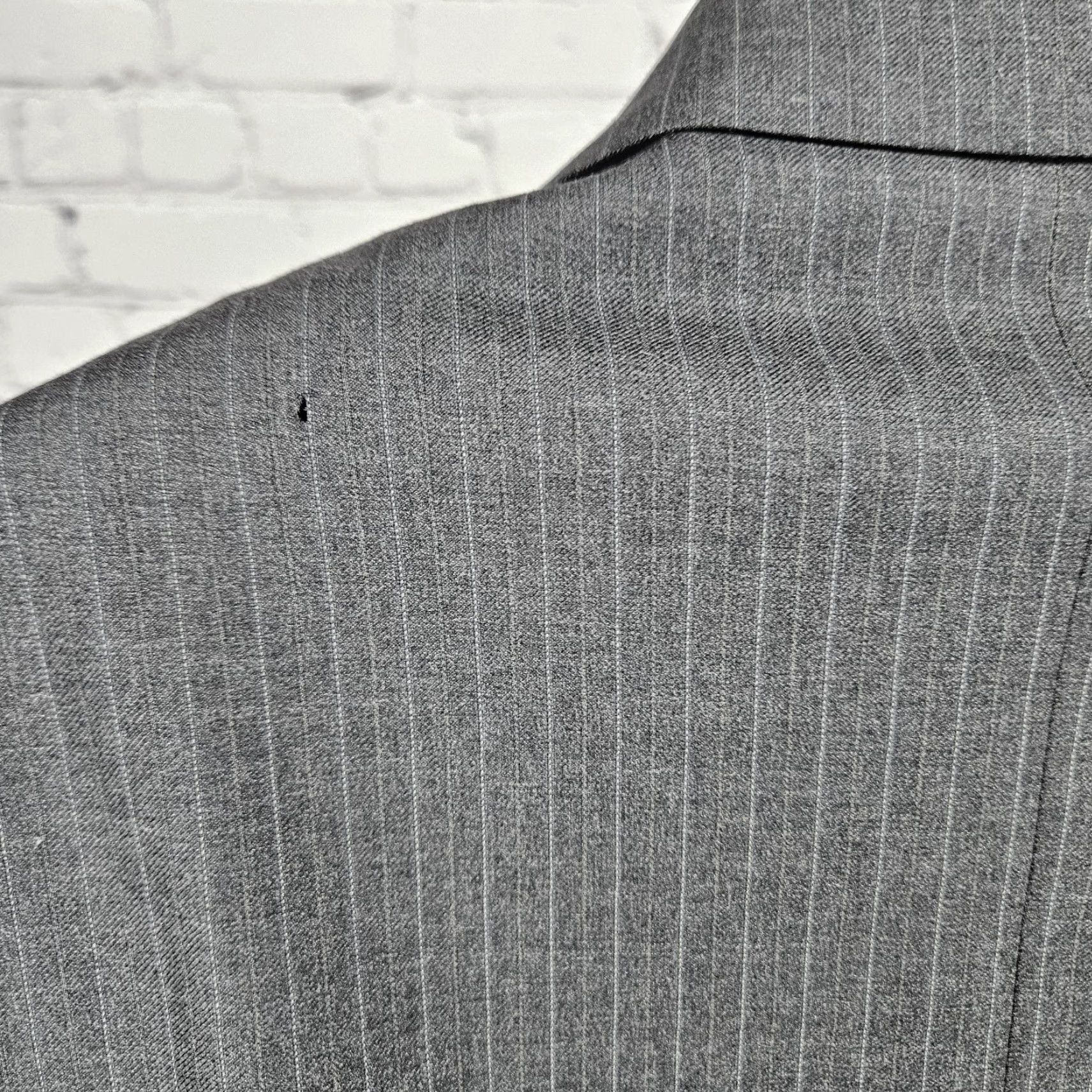 Joseph Abboud Joseph Abboud Black Label Grey 100% Wool 2 Button Blazer USA 40R Size 40R - 5 Thumbnail