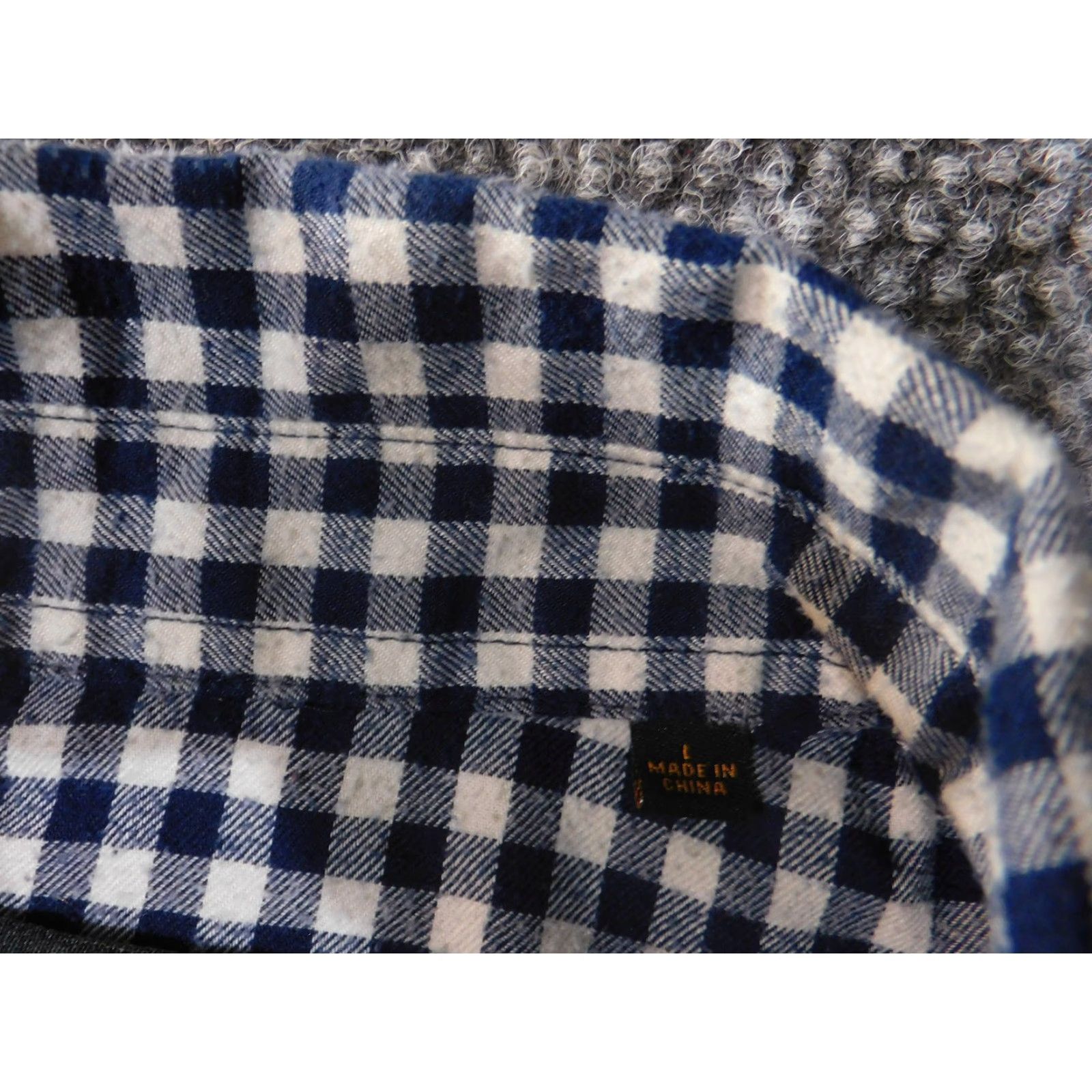 Orvis Orvis Trout Bum Shirt Mens Large Blue White Gingham Check Flannel Shirt Button-Up Lightweight Outdoor Fishing Size US L / EU 52-54 / 3 - 7 Thumbnail