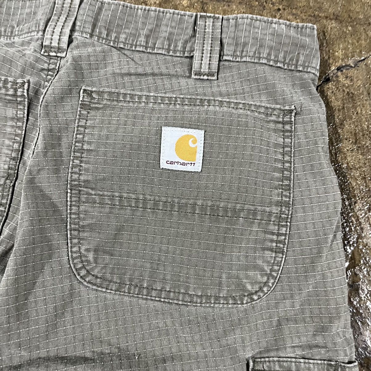 Carhartt × Vintage Crazy Y2K Carhartt Cargo Shorts Baggy Workwear Skater Size US 32 / EU 48 - 4 Thumbnail