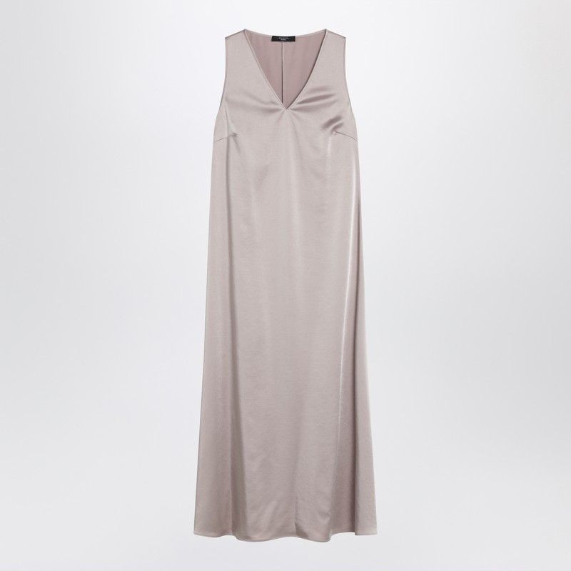 Weekend Max Mara Weekend Max Mara Blush Satin Fluid Dress Size S / US 4 / IT 40 - 1 Thumbnail