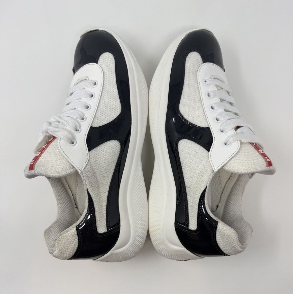 Prada Prada Americas Cup Sneaker White/Black Size US 7.5 / EU 40-41 - 3 Thumbnail