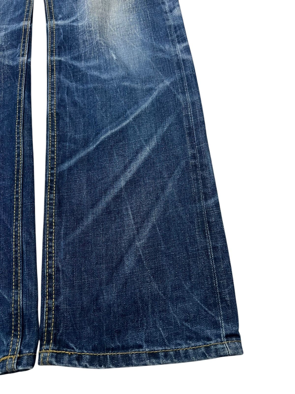 If Six Was Nine × Japanese Brand 🌈90s style Lolita Club By Concert Washed Zipper Jean Size US 32 / EU 48 - 5 Thumbnail