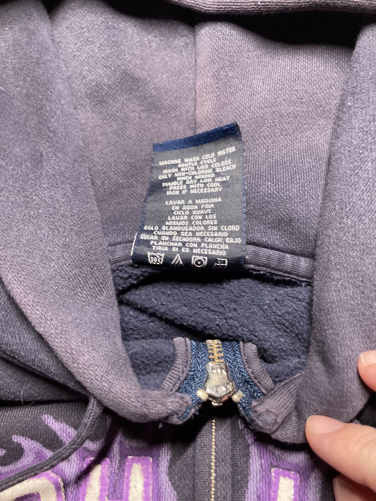 Nike ⛩️ Ralph Lauren Polo Custom Hoodie Rare Y2K Punk Rock Cross ⛩️ Size US L / EU 52-54 / 3 - 9 Thumbnail