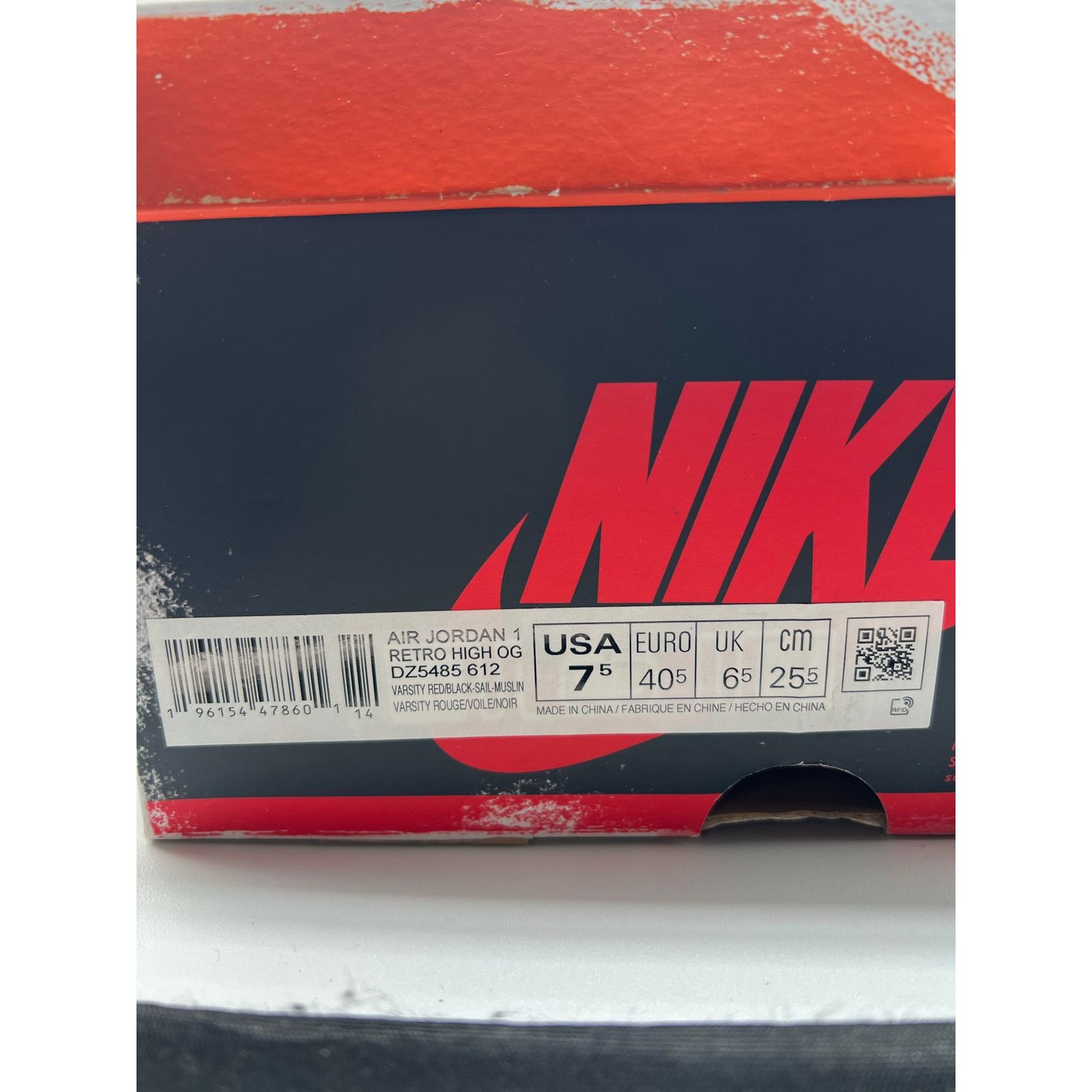 Jordan Brand Air Jordan 1 Retro High OG “Chicago Lost & Found” size 7.5 Size US 7.5 / EU 40-41 - 7 Thumbnail