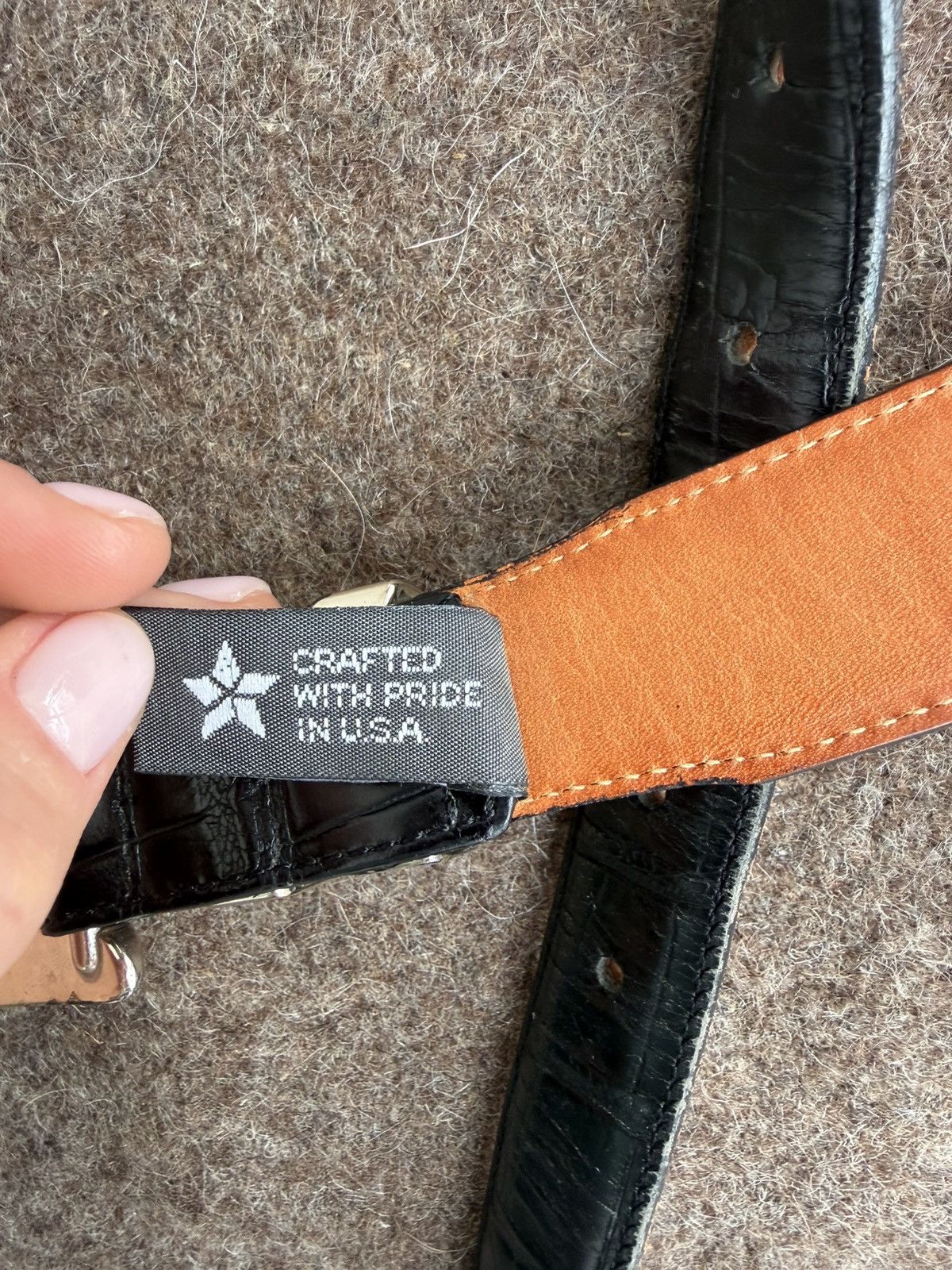 Brighton Onyx by Brighton Navajo Cowboy Leather Belt Size ONE SIZE - 6 Thumbnail