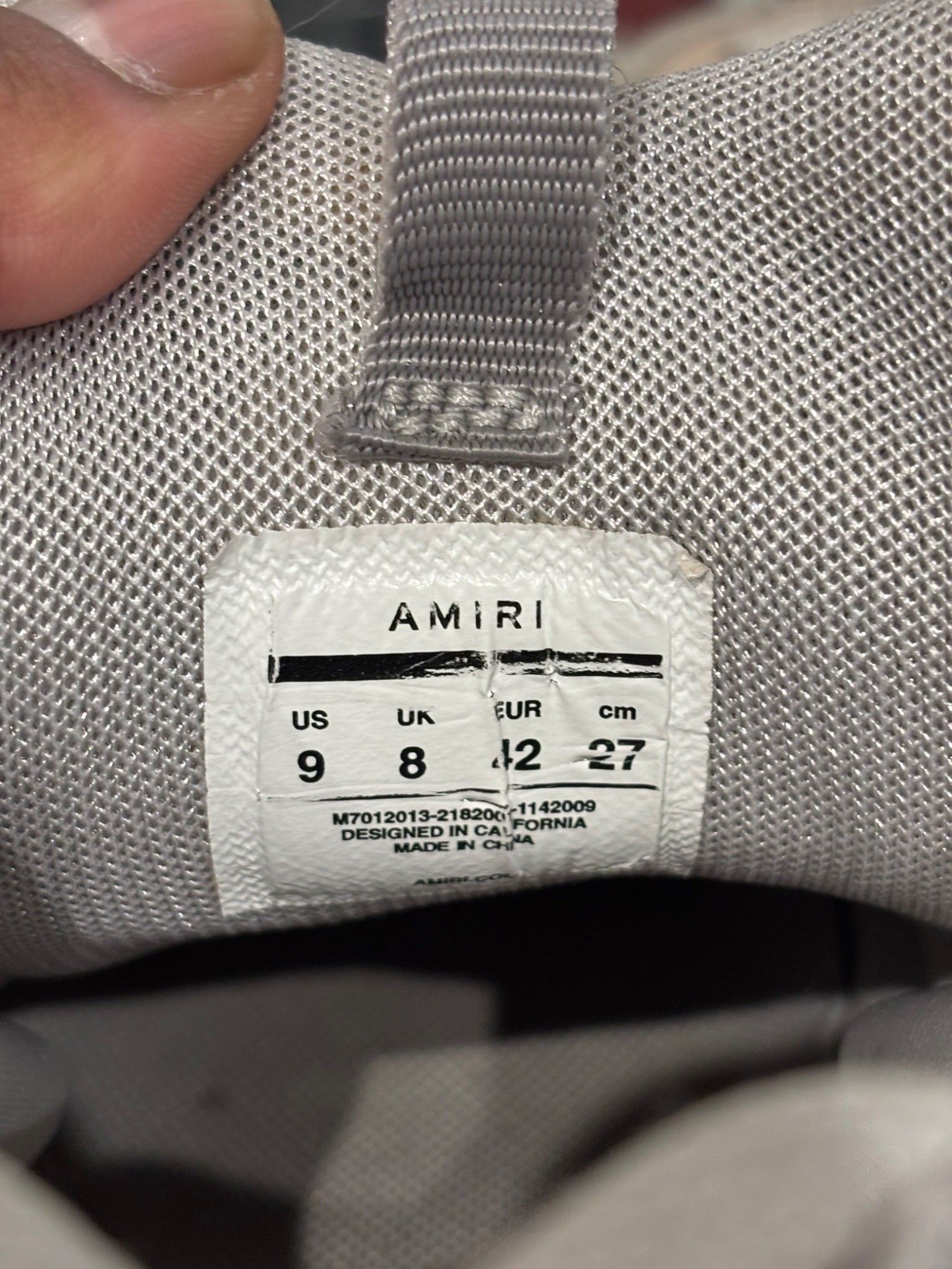 Amiri Amiri Bone Runner Grey Size US 9 / EU 42 - 7 Thumbnail
