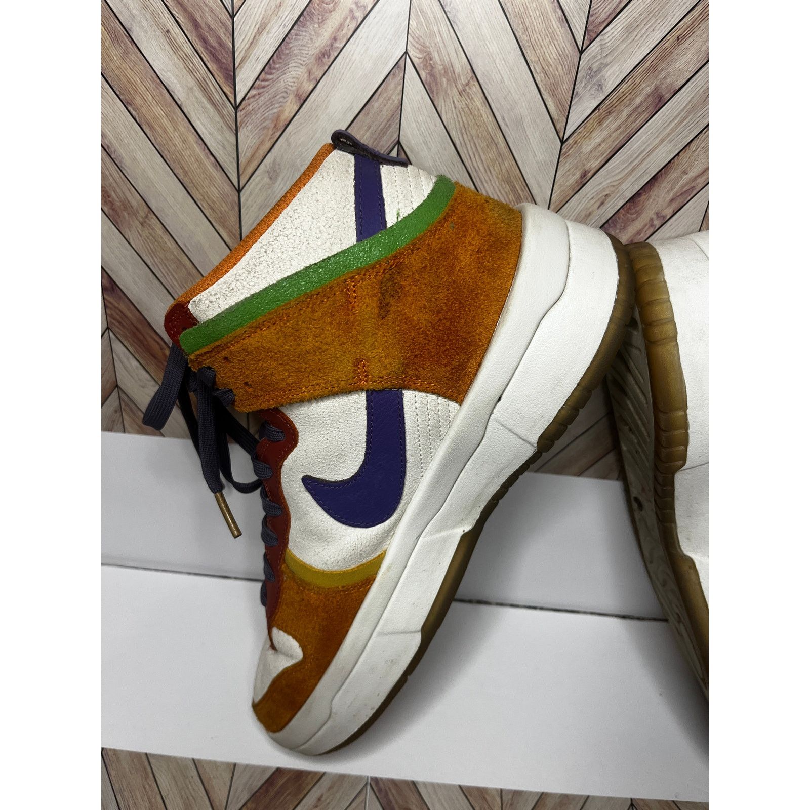 Nike Nike Dunk High Basketball Sneakers Setsubun Women's Size 10 Size US 10 / IT 40 - 8 Thumbnail