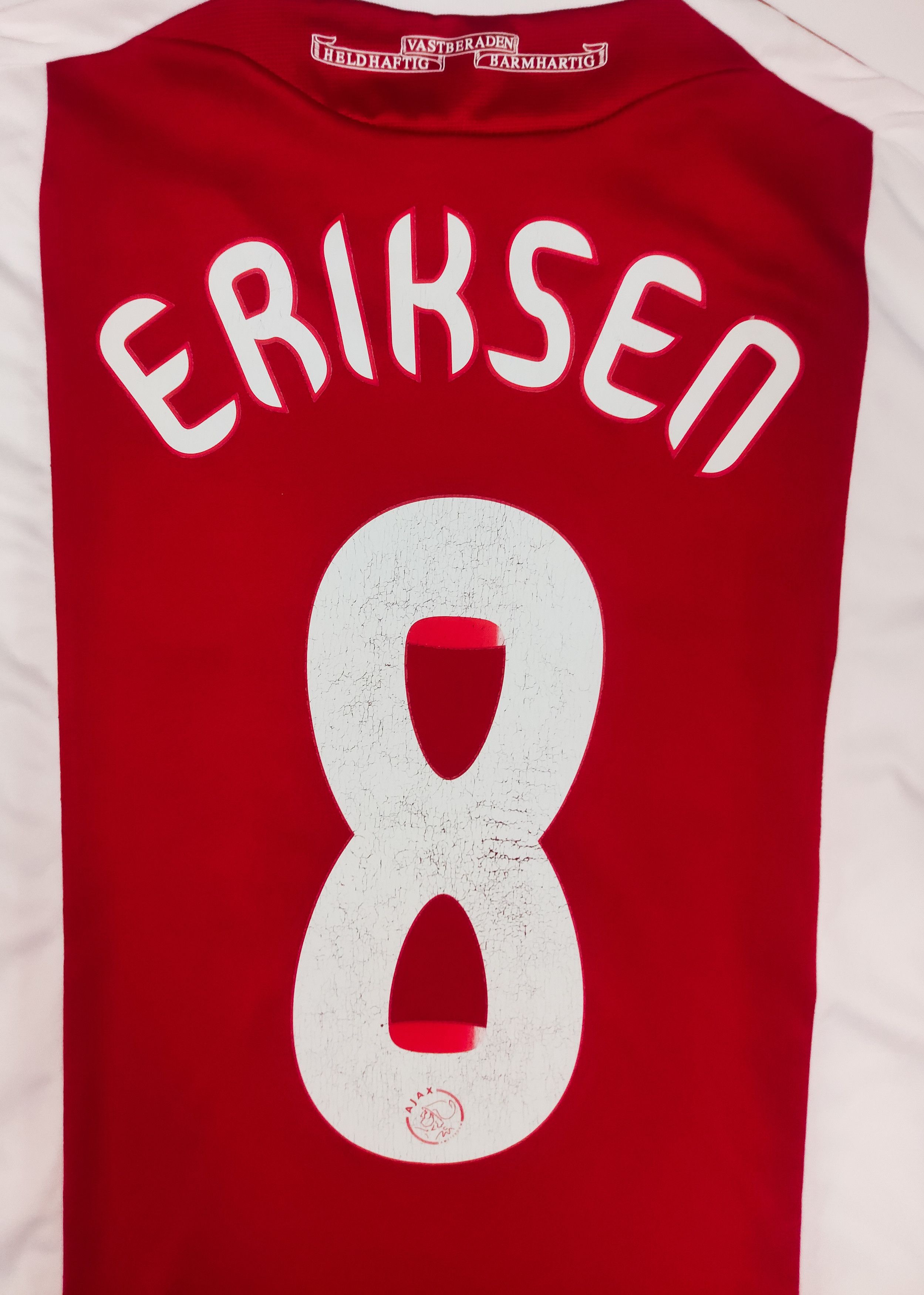 Adidas Eriksen #8 Ajax Amsterdam 2011 2012 Adidas Home Shirt Size US M / EU 48-50 / 2 - 10 Thumbnail