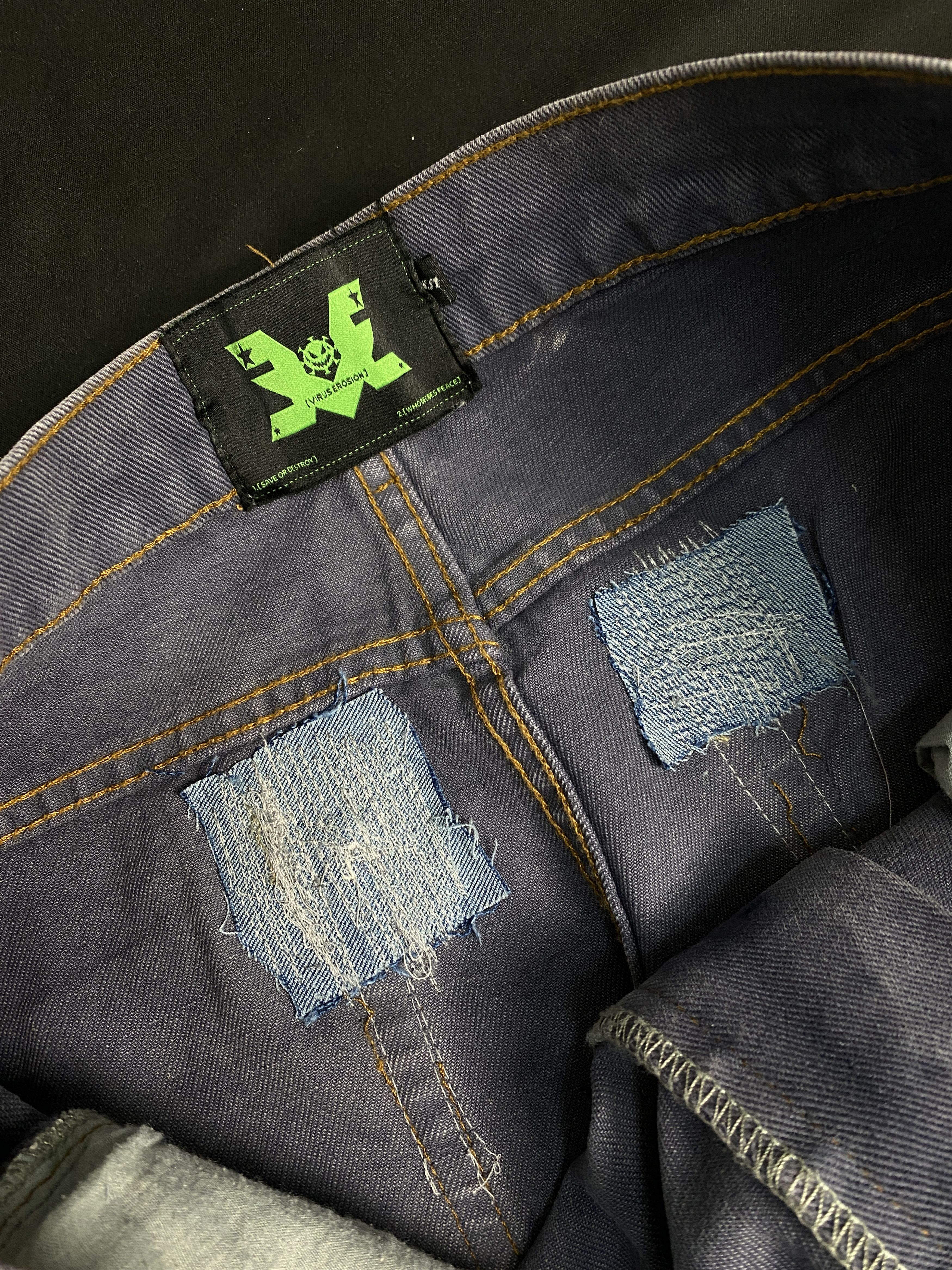 Other Deadstock 1OF1 Cloud Graphic Denim Pants Small Size US 28 / EU 44 - 4 Thumbnail