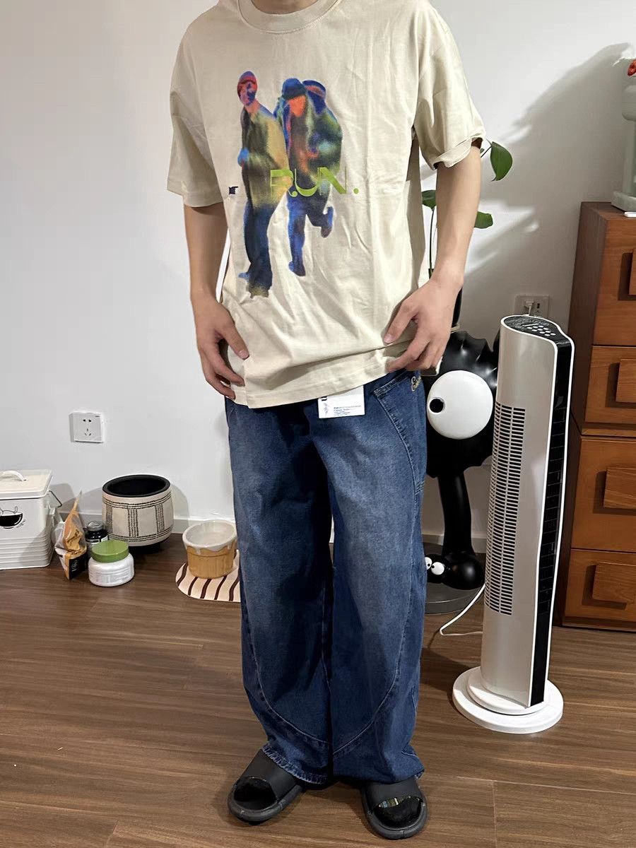 Japanese Brand × Jean Streetwear Baggy Cargo Pocket Blue Size US 28 / EU 44 - 1 Thumbnail