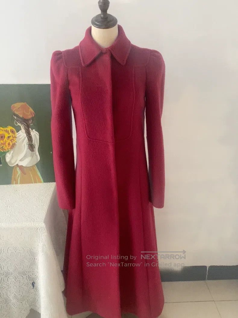 Valentino Valentino Plum-colored coat Size M / US 6-8 / IT 42-44 - 3 Thumbnail