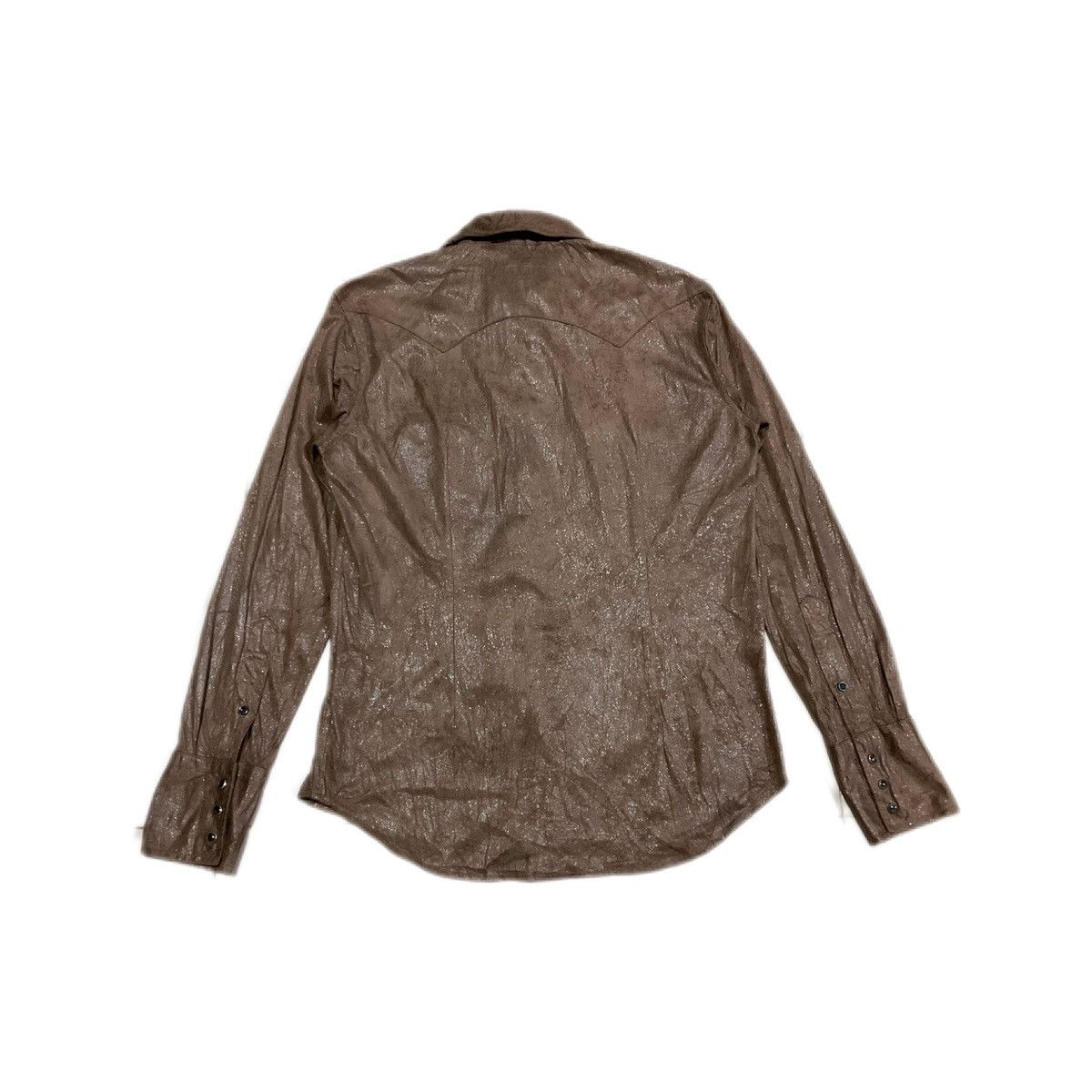 14th Addiction × Japanese Brand × KMRii 🔥Sick Y2K Semantic Design Cowboy Leather Shirt Size US M / EU 48-50 / 2 - 3 Thumbnail
