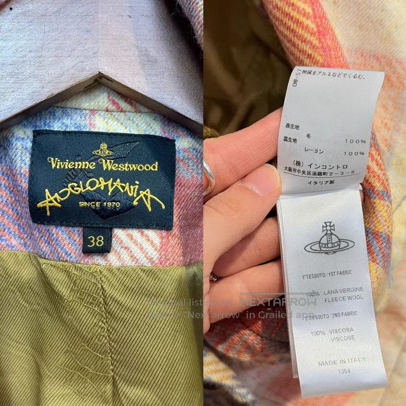 Vivienne Westwood Vivienne Westwood Faded distressed fabric button high-neck Size XS / US 0-2 / IT 36-38 - 9 Thumbnail