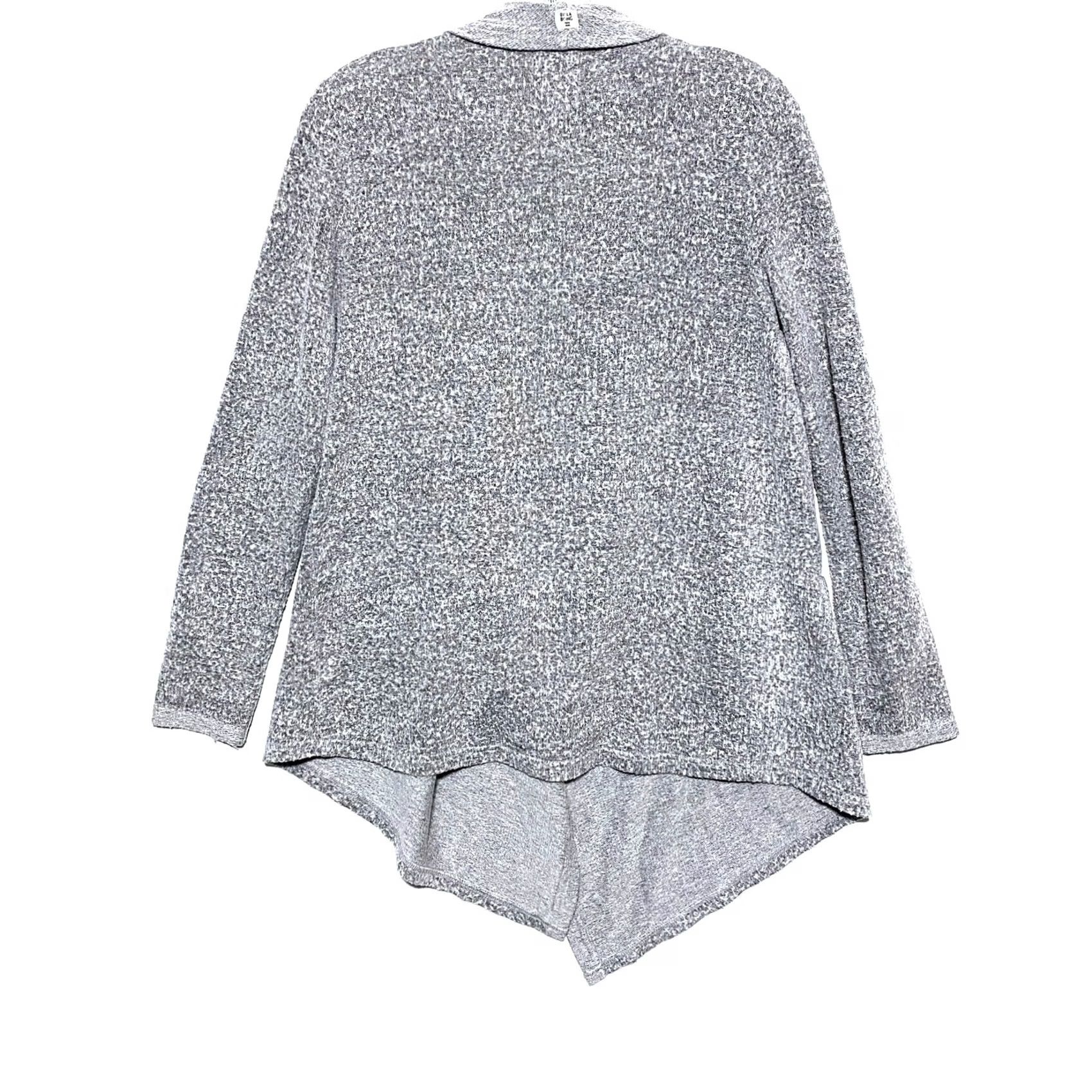 Billabong Billabong Cardigan Womens S Open Front Boho Chic Flowy Cozy Pockets Gray Knit Layered Size S / US 4 / IT 40 - 3 Thumbnail