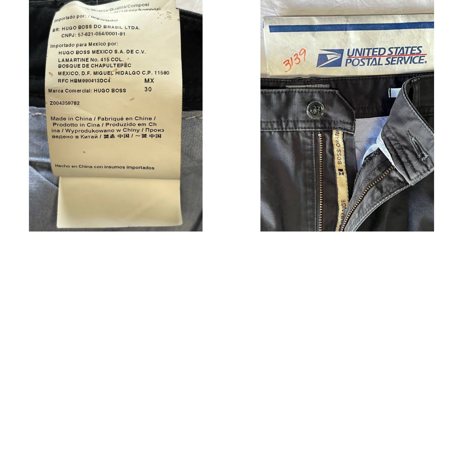 Vintage Hugo Boss Orange Pants Mens 30R Pocket Chino Zip Fly Casual See Minor Stain Pic Size US 30 / EU 46 - 9 Thumbnail