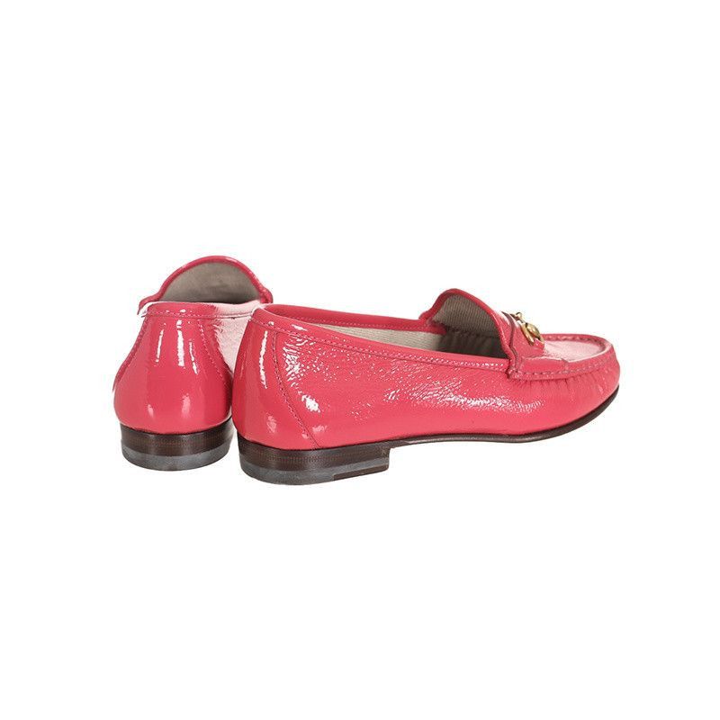 Gucci Gucci Pink Patent Leather Loafers - Size US 6.5 / EU 39-40 - 2 Thumbnail