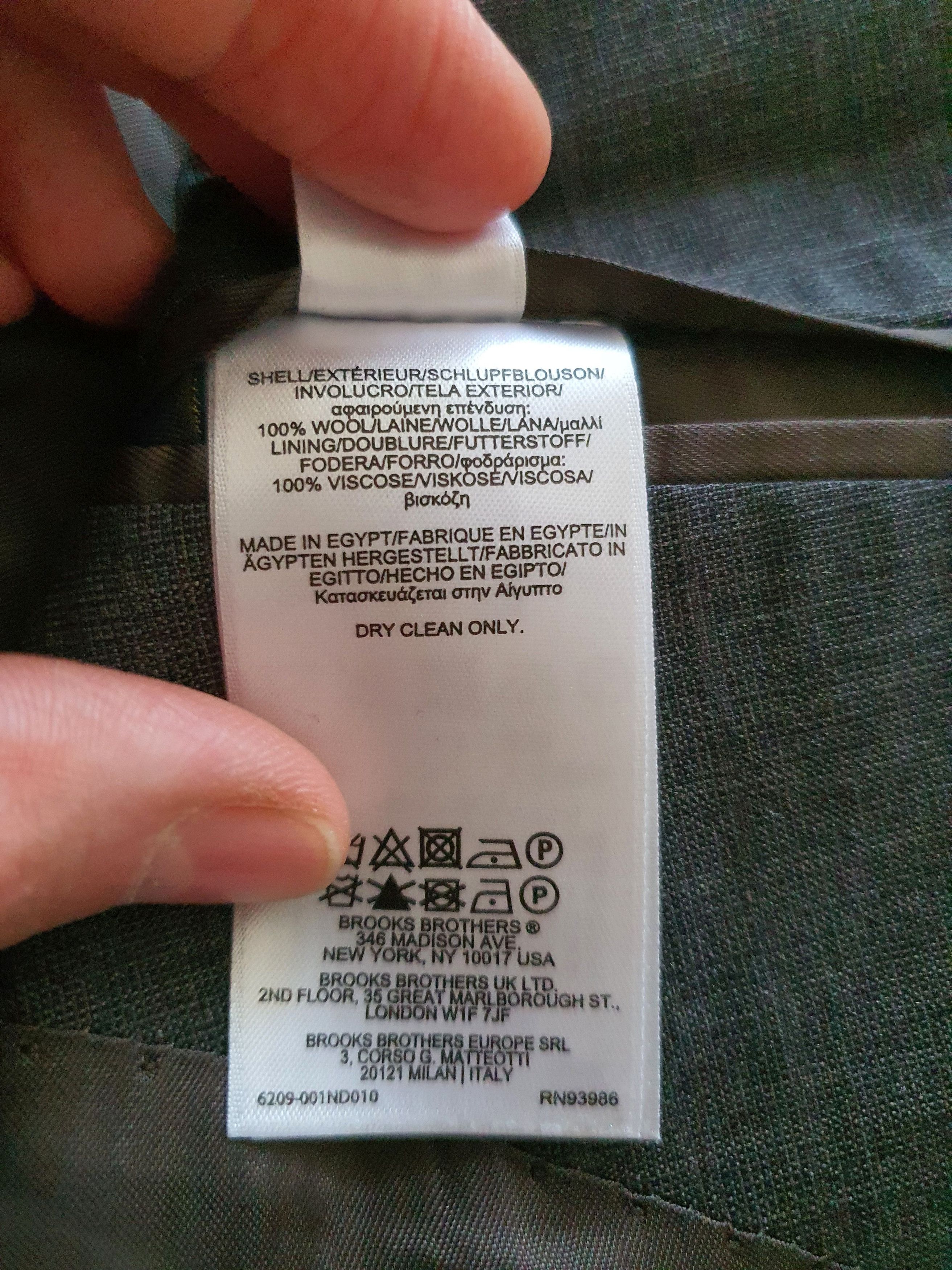 Brooks Brothers Sports Coat Suit Jacket - Regent Fit - Microcheck w Squares Size 42R - 8 Thumbnail