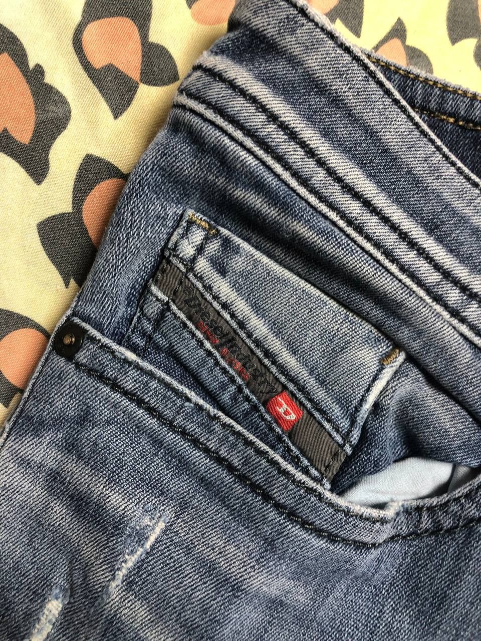 Diesel × Japanese Brand Diesel Industry Wide-Leg Logo Y2K Baggy Denim Jeans Size US 34 / EU 50 - 8 Thumbnail