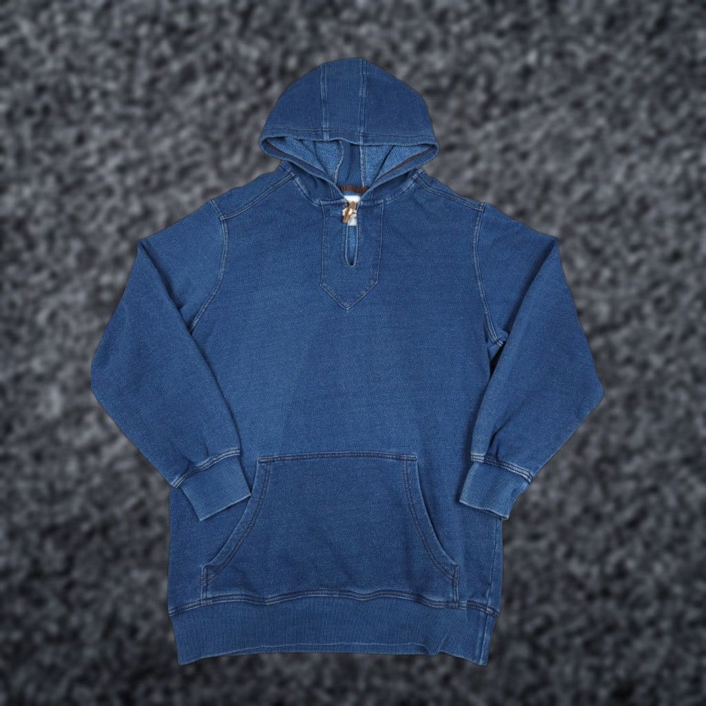 The Territory Ahead VINTAGE Territory Ahead Hoodie Mens M Blue Clasp Washed Fade Long Sleeve Hooded Pullover Regular Size Tall Fall Spring Summer Strapped Accent Size US M / EU 48-50 / 2 - 1 Thumbnail