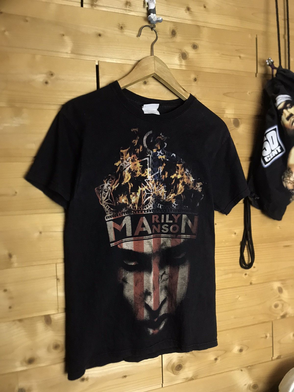 Vintage Vintage 00s Marilyn Manson t-shirt Size US S / EU 44-46 / 1 - 3 Thumbnail
