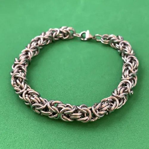 Designer × Jewelry Titanium Steel Link Chain Bracelet for Men Women Size ONE SIZE - 3 Thumbnail