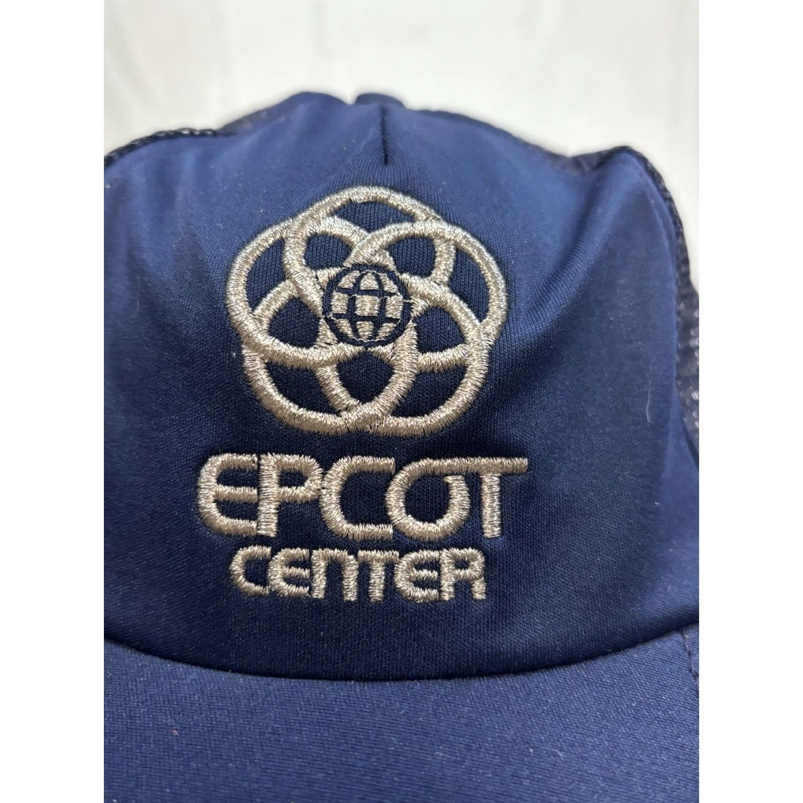Vintage VINTAGE Disney Epcot Center Trucker SnapBack Hat Cap Blue Made In USA Mens Size ONE SIZE - 3 Thumbnail