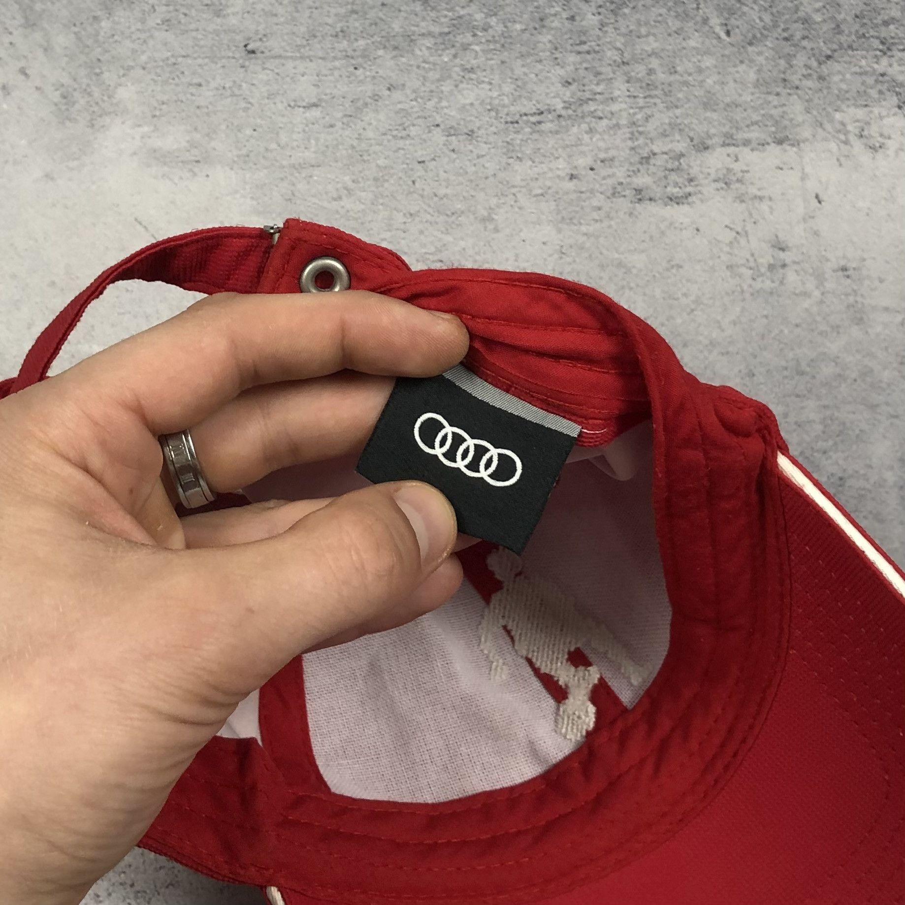 Audi Audi AG Cup 2013 Autograph Red Men’s Cap Size ONE SIZE - 9 Thumbnail