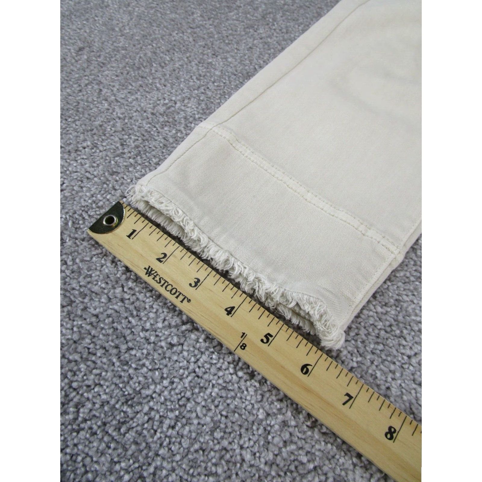 J. Jill J. Jill Jeans Womens 8 Petite Beige Stretch Denim Skinny Mid Rise 8P Zip Zipper Solid Read Womens Jeans Beige Stretch Denim J. Jill Petite 8P Read Size 30" / US 8 / IT 44 - 5 Thumbnail