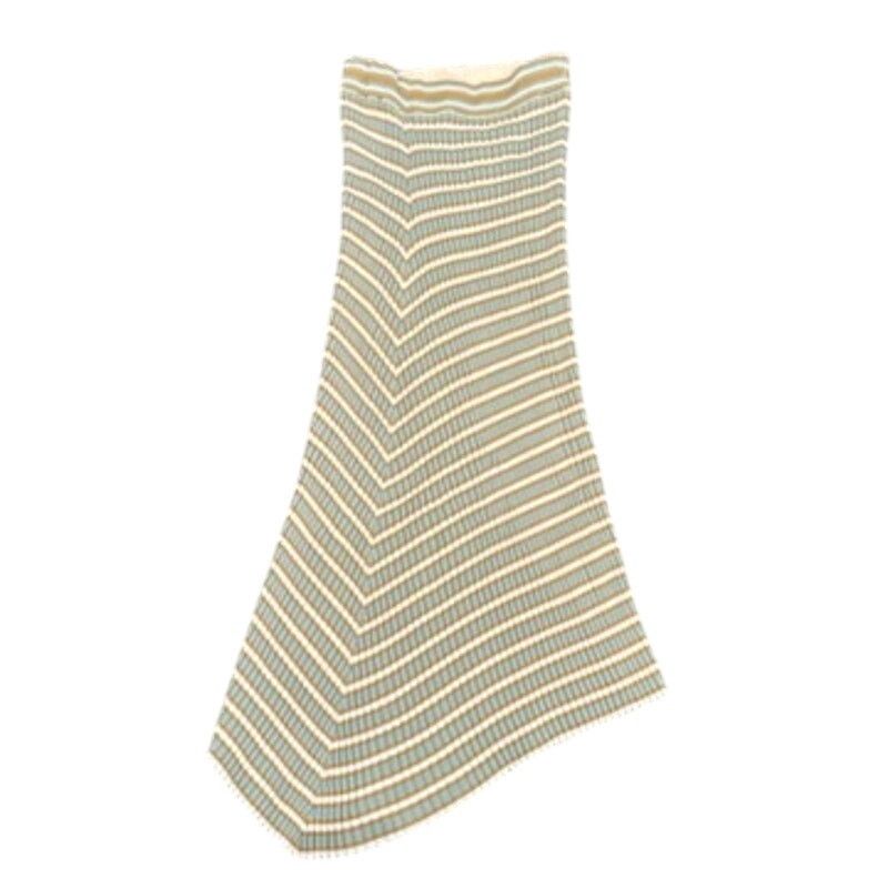 Club Monaco Club Monaco Striped Ribbed Skirt in Blue/Yellow, Size XS Size 25" / US 0 / IT 36 - 4 Thumbnail