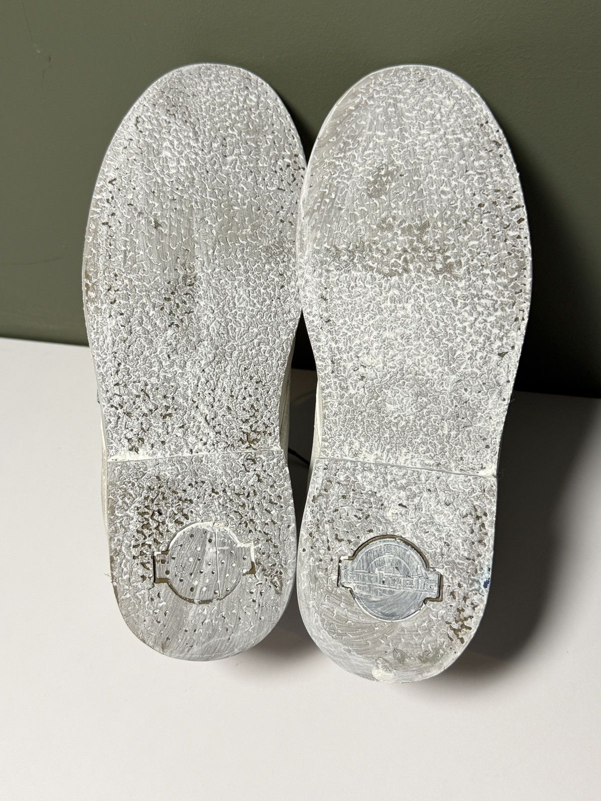 Lambretta Lambretta desert boots with a hand-painted white finish Size US 8.5 / EU 41-42 - 9 Thumbnail