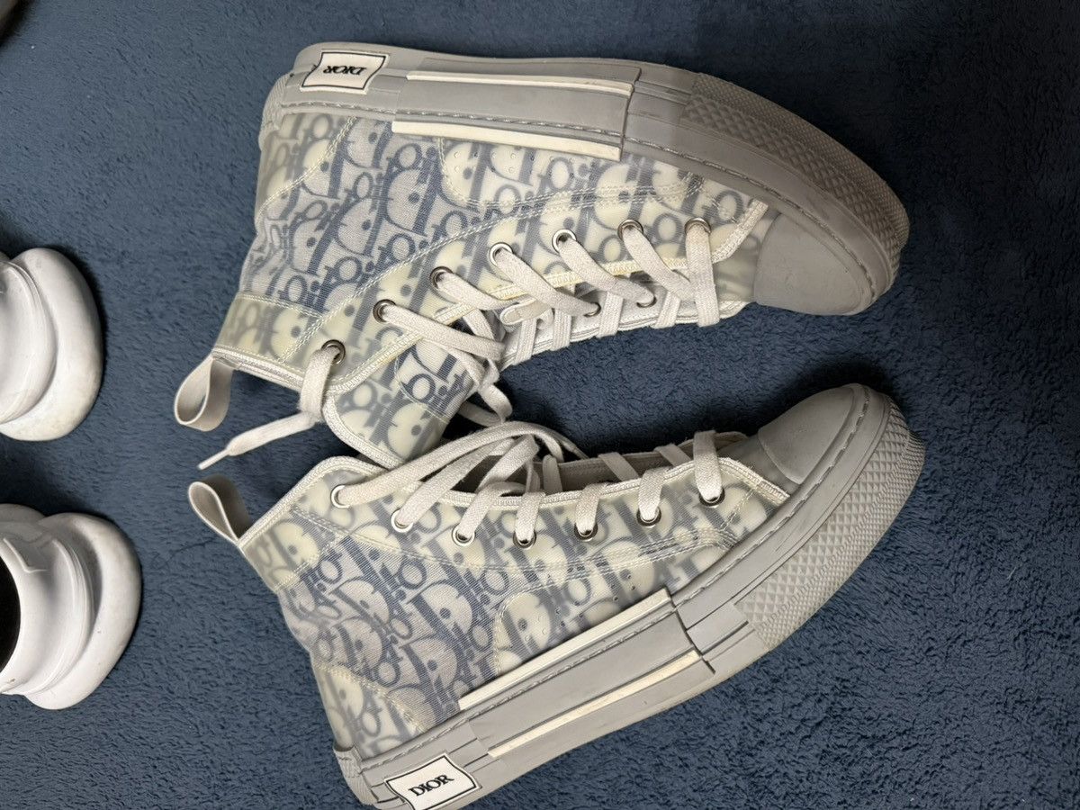 Dior Christian Dior high top logo sneakers Size US 9 / EU 42 - 1 Thumbnail