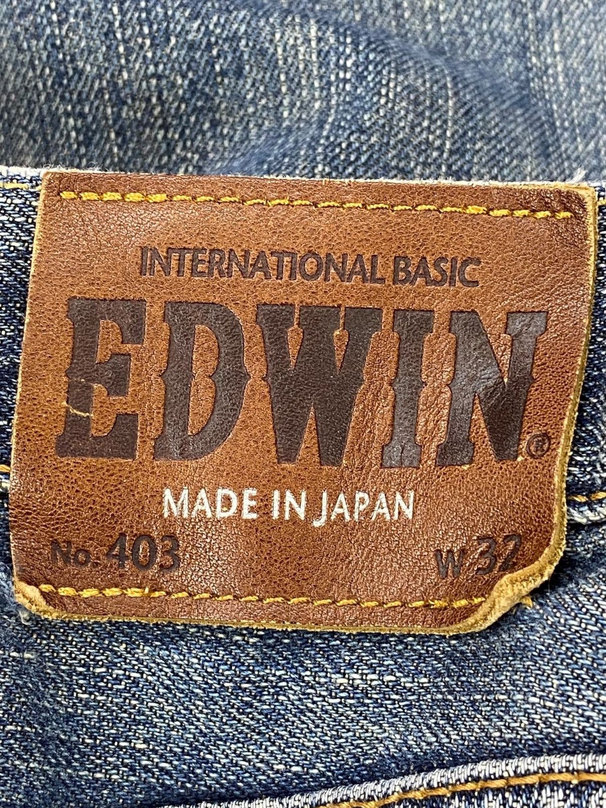 Edwin Edwin Blue Wash Straight Leg Style Jeans Size US 33 - 11 Thumbnail