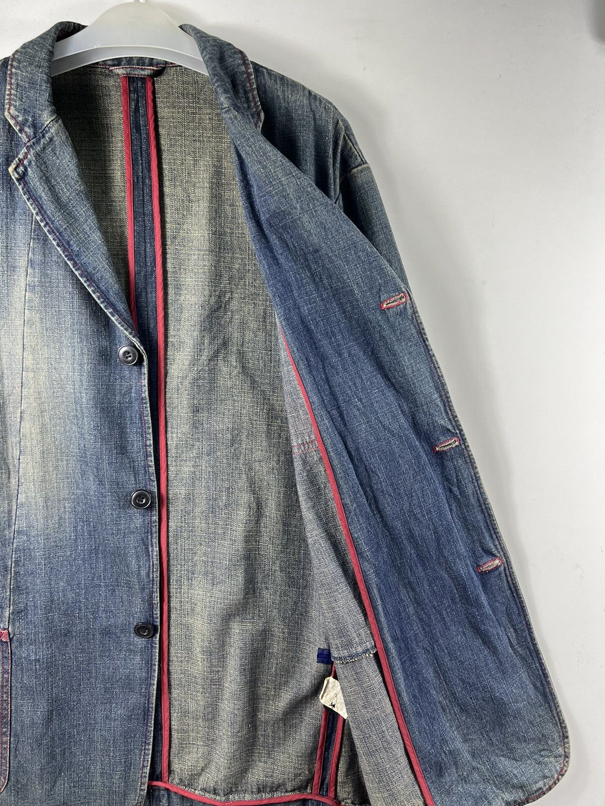 Japanese Brand 🔥 Distressed Denim West win Amekaji Chore pocket Jacket - L Size US S / EU 44-46 / 1 - 5 Thumbnail