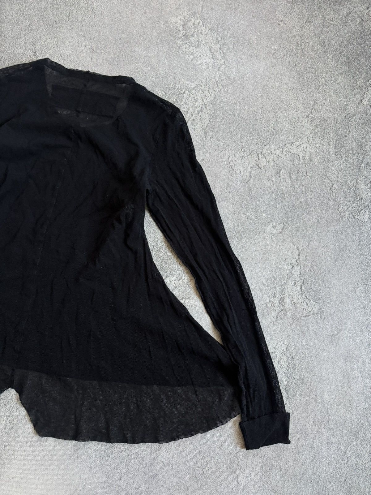 Rundholz Rundholz S/size mesh black dress avantgarde long sleeve y2k Size S / US 4 / IT 40 - 17 Thumbnail