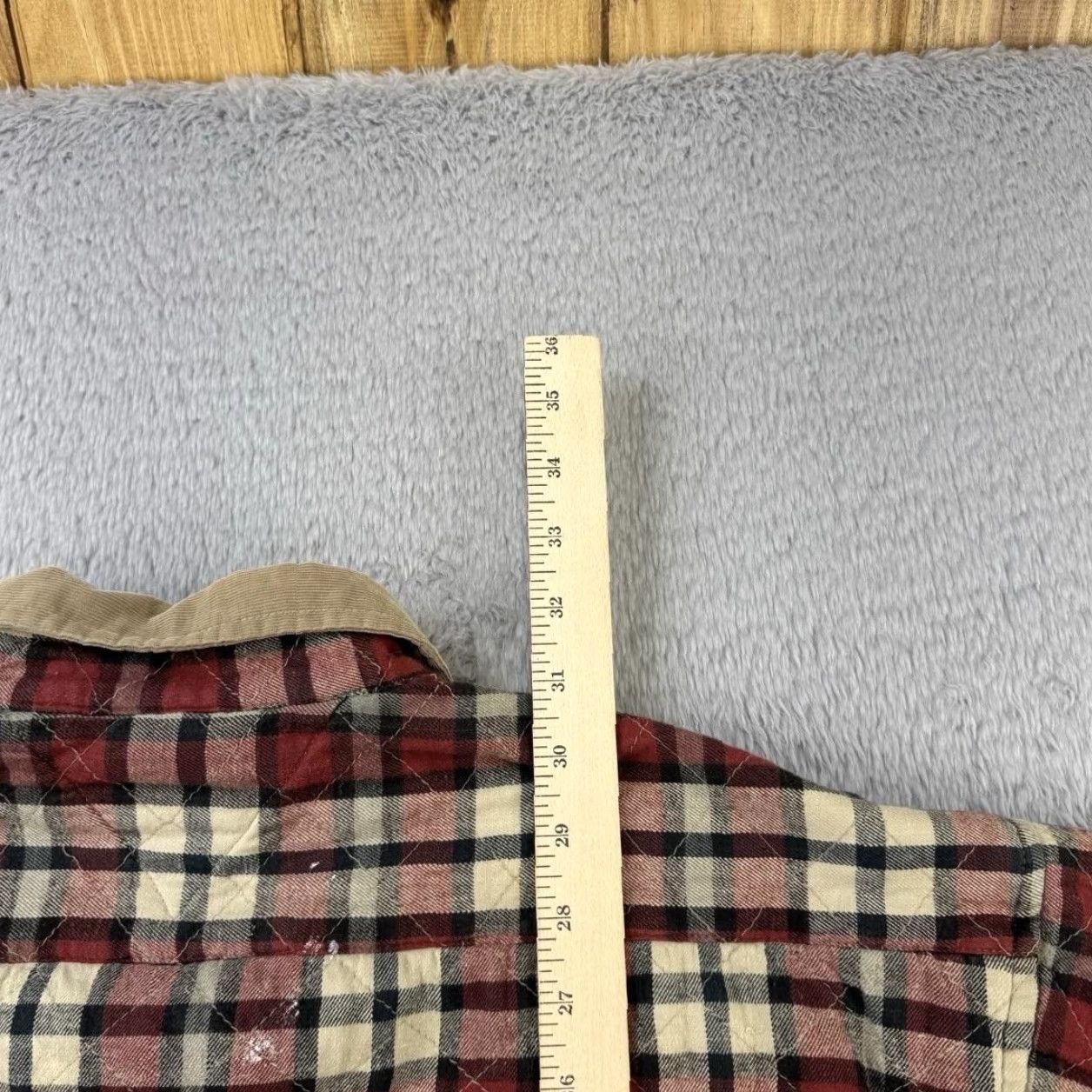Tommy Hilfiger Tommy Hilfiger Shirt Mens Large Plaid Ranger Quilted Flannel Corduroy Collar Size US L / EU 52-54 / 3 - 8 Thumbnail