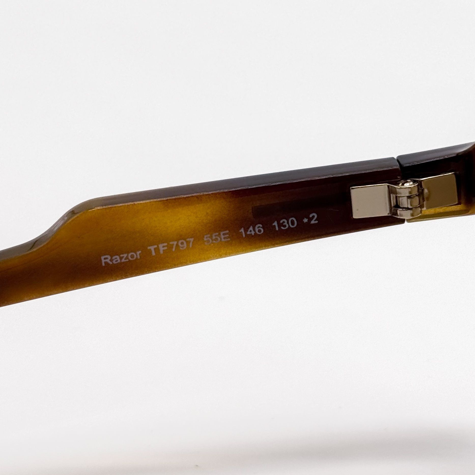 Tom Ford NEW TOM FORD RAZOR SUNGLASSES TF797 55E SHIELD HAVANA FT0797 Size ONE SIZE - 10 Thumbnail