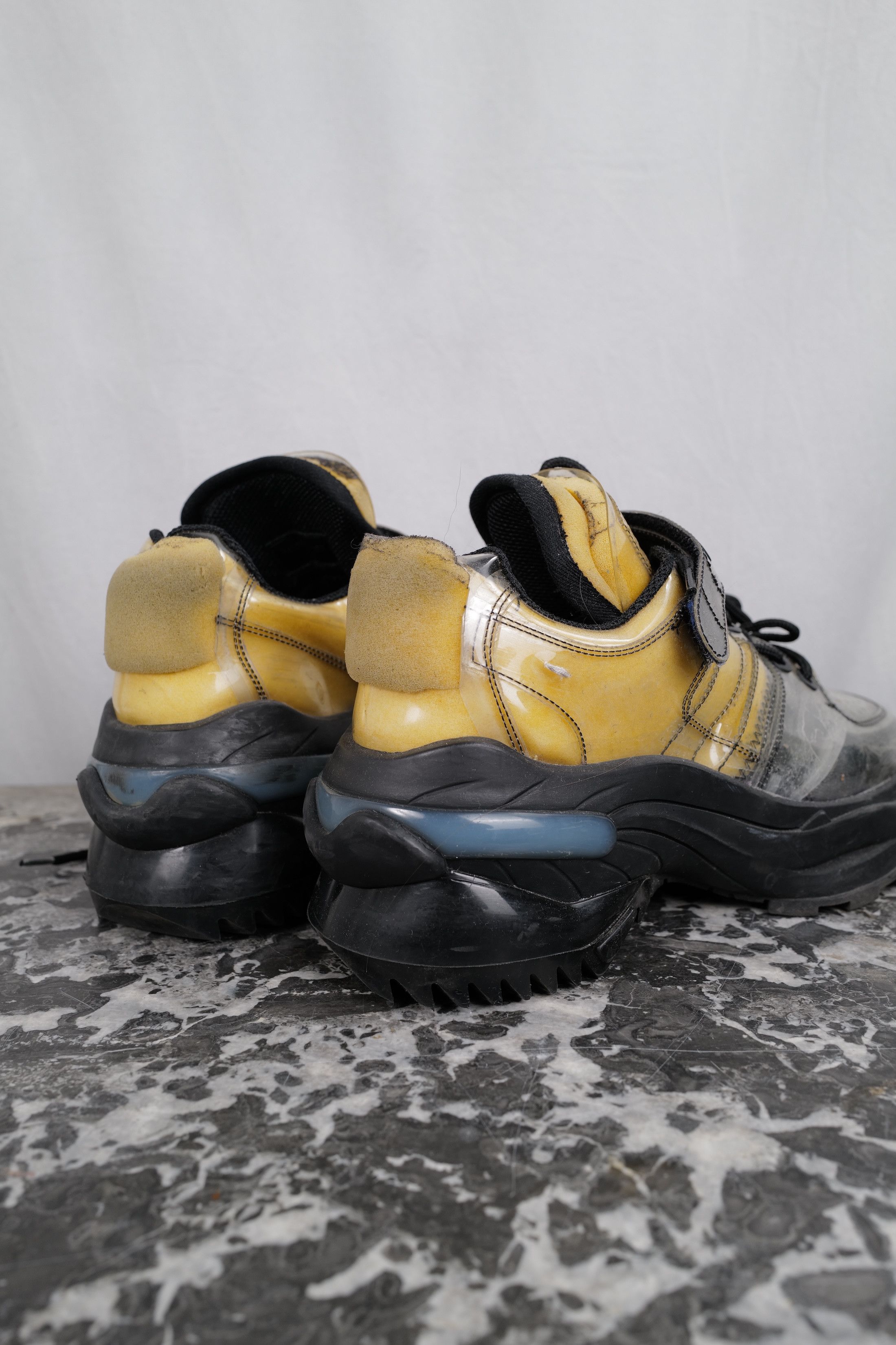 Maison Margiela Maison Margiela PVC Clear Retro Fit Chunky Sole Sneaker Size US 8 / EU 41 - 11 Thumbnail