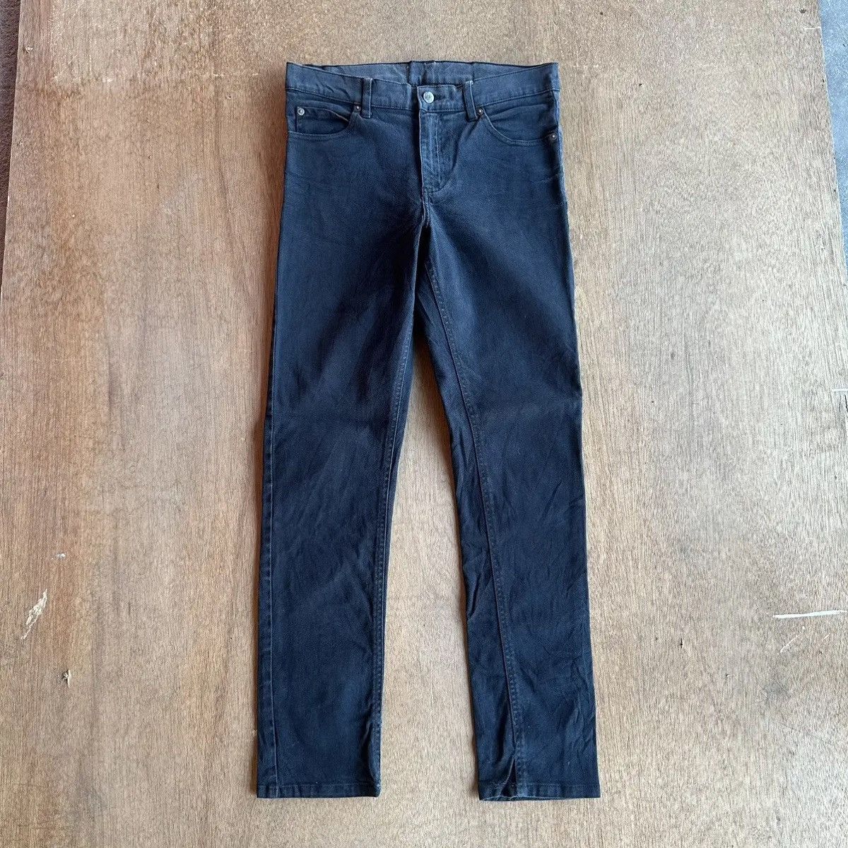Cheap Monday CHEAP MONDAY JEANS 5-POCKET SUPER BLACK FADED PANTS W31 Size US 31 - 3 Thumbnail