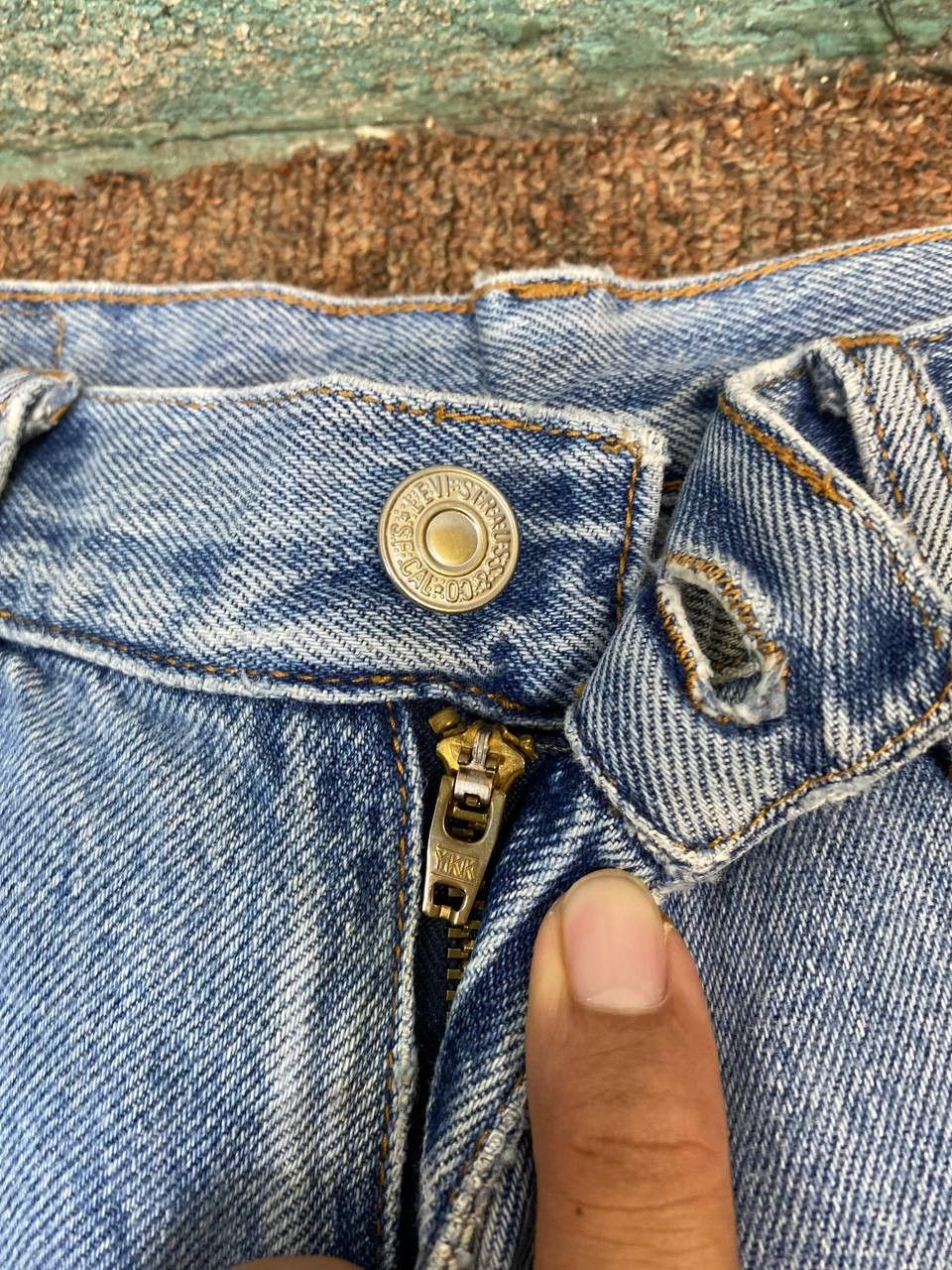 Levi's vintage levis 514 bootcut flare custom denim nice design Size US 32 / EU 48 - 13 Thumbnail
