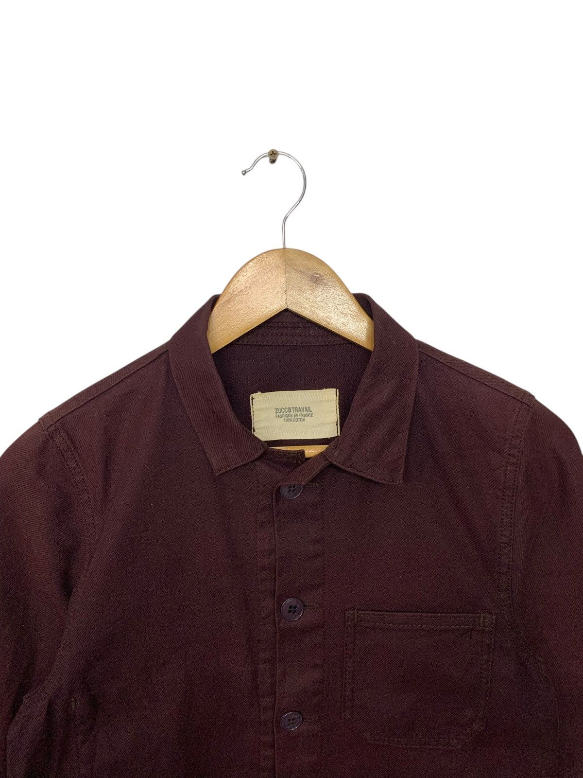 Zucca Rare Dark Brown🔥 Zucca Travail Button Up Jacket Size S / US 4 / IT 40 - 4 Thumbnail