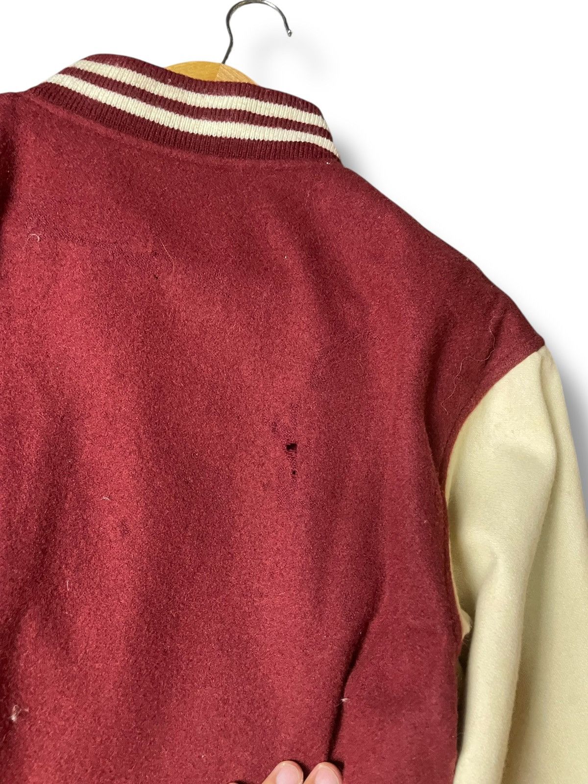 Japanese Brand × Vintage Vintage Mr Soro Embroidered Logo Varsity Jacket (112) Size US L / EU 52-54 / 3 - 8 Thumbnail